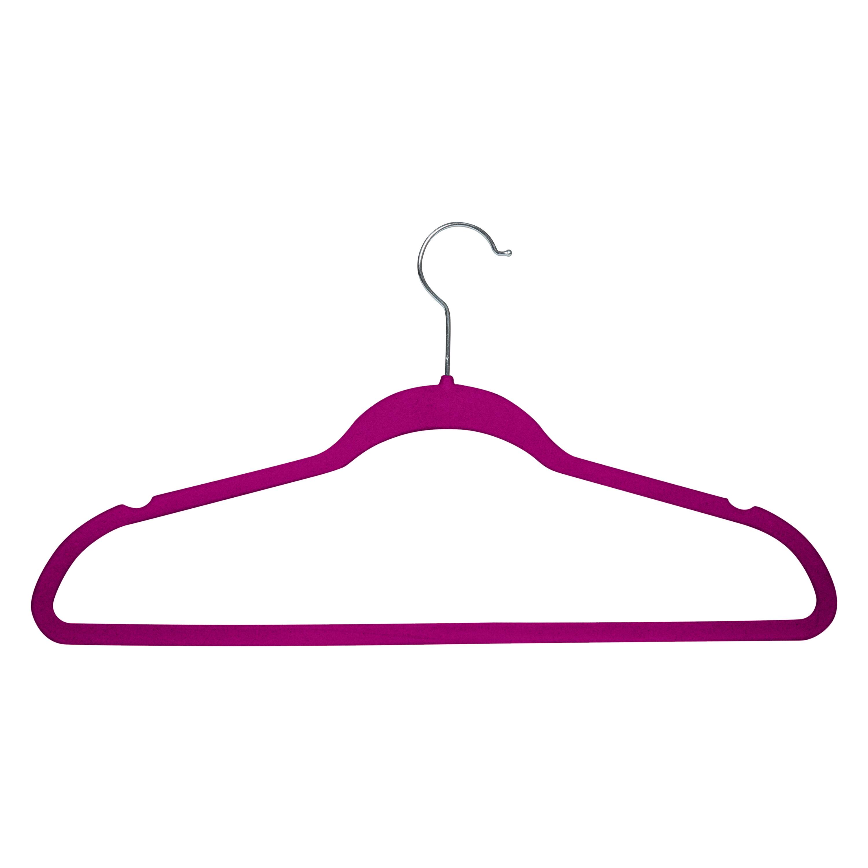 Simplify Super Slim Velvet Huggable Hangers, 10ct.