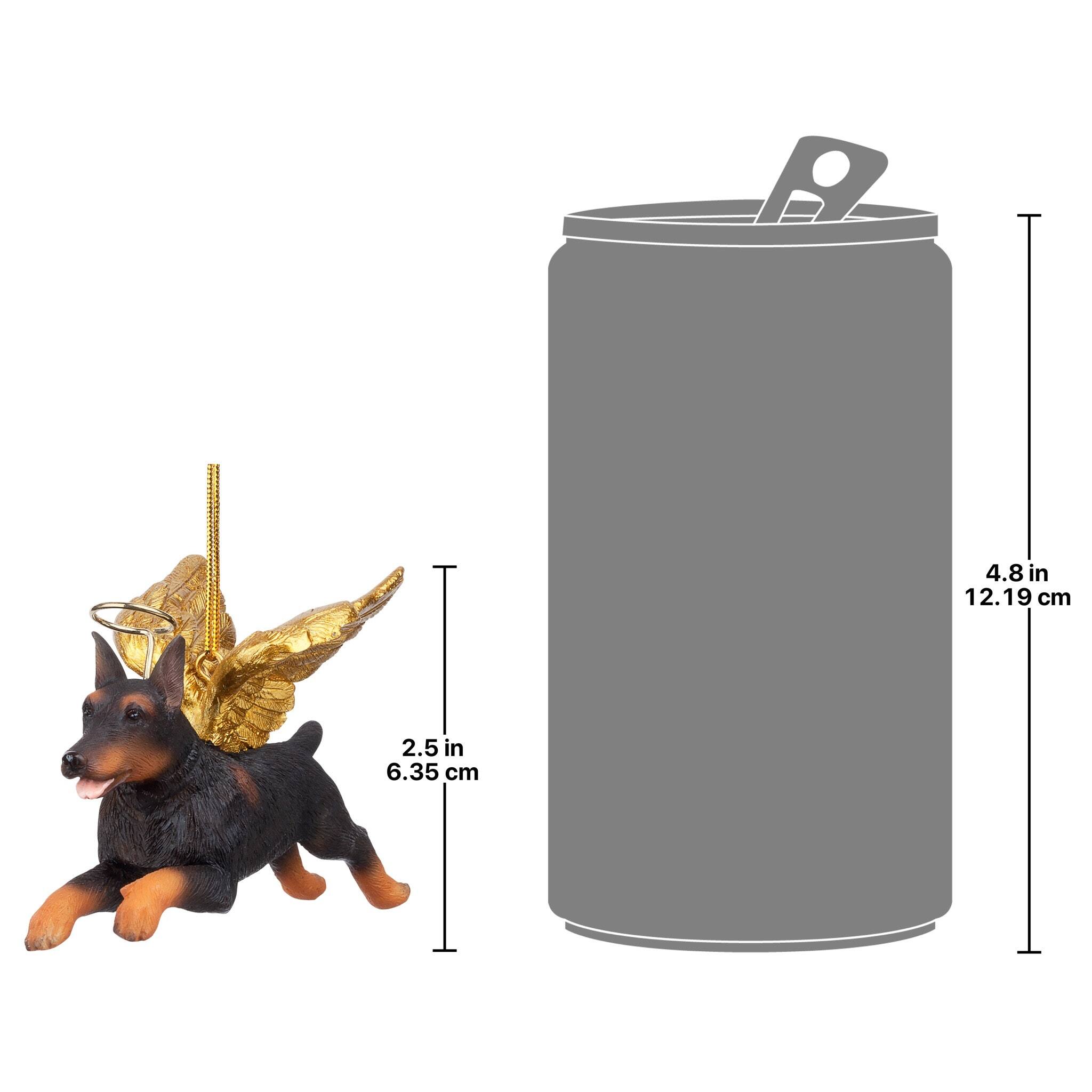 Design Toscano Honor the Pooch Doberman Angel Ornament