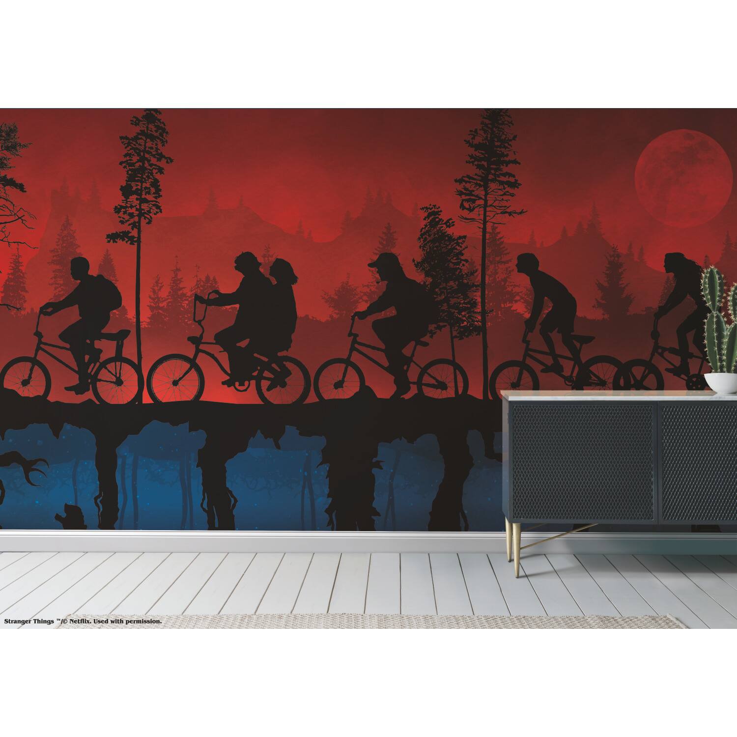 RoomMates Netflix Stranger Things The Upside Down Mural