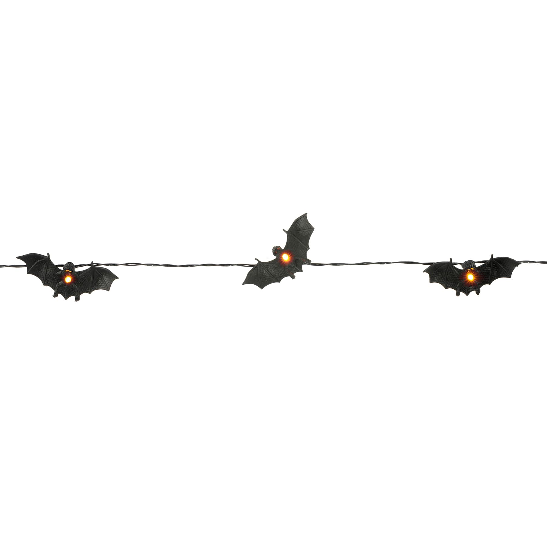 10ct. Orange LED Bat Icon String Lights by Ashland&#xAE;