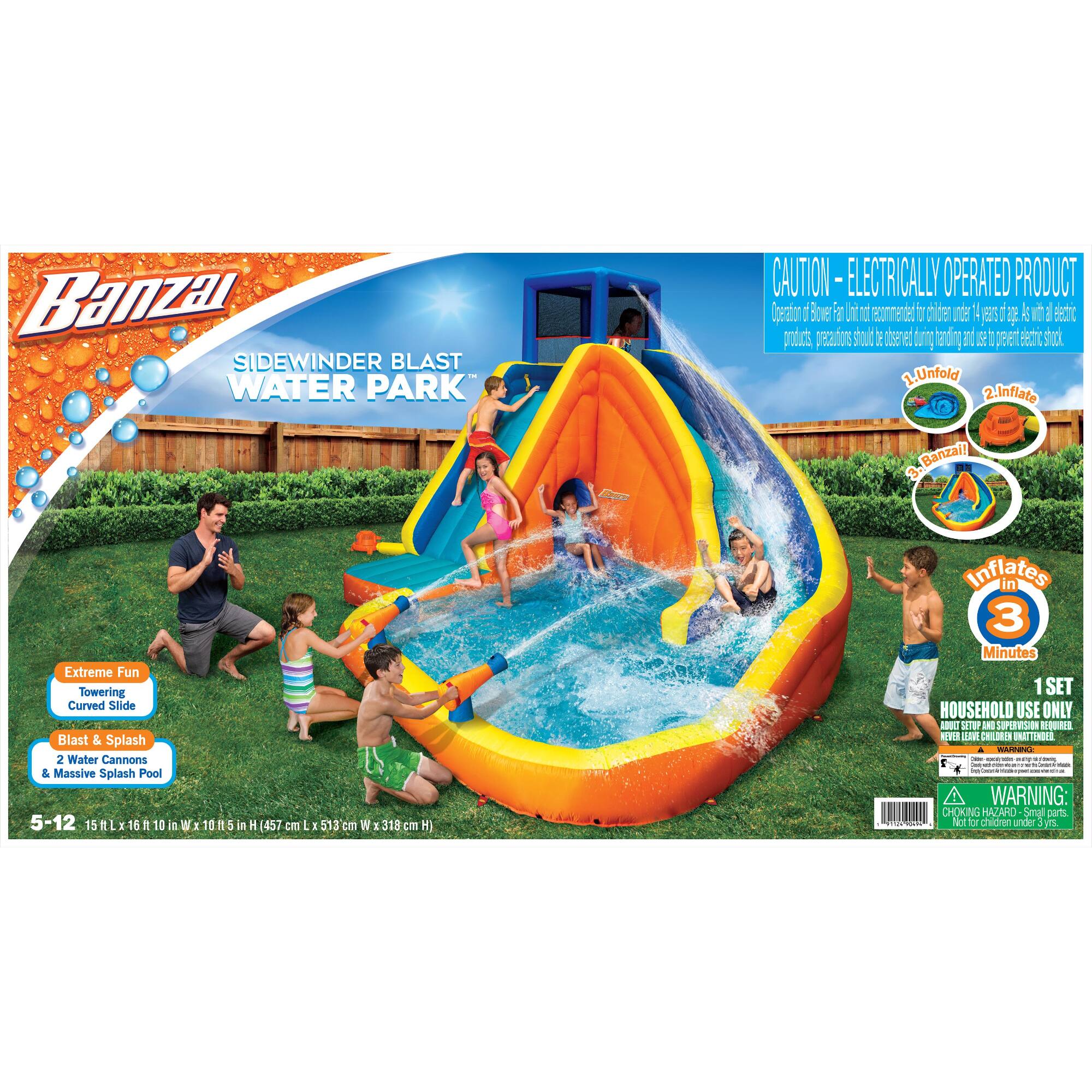 Banzai 10.5ft. Sidewinder Blast Water Park