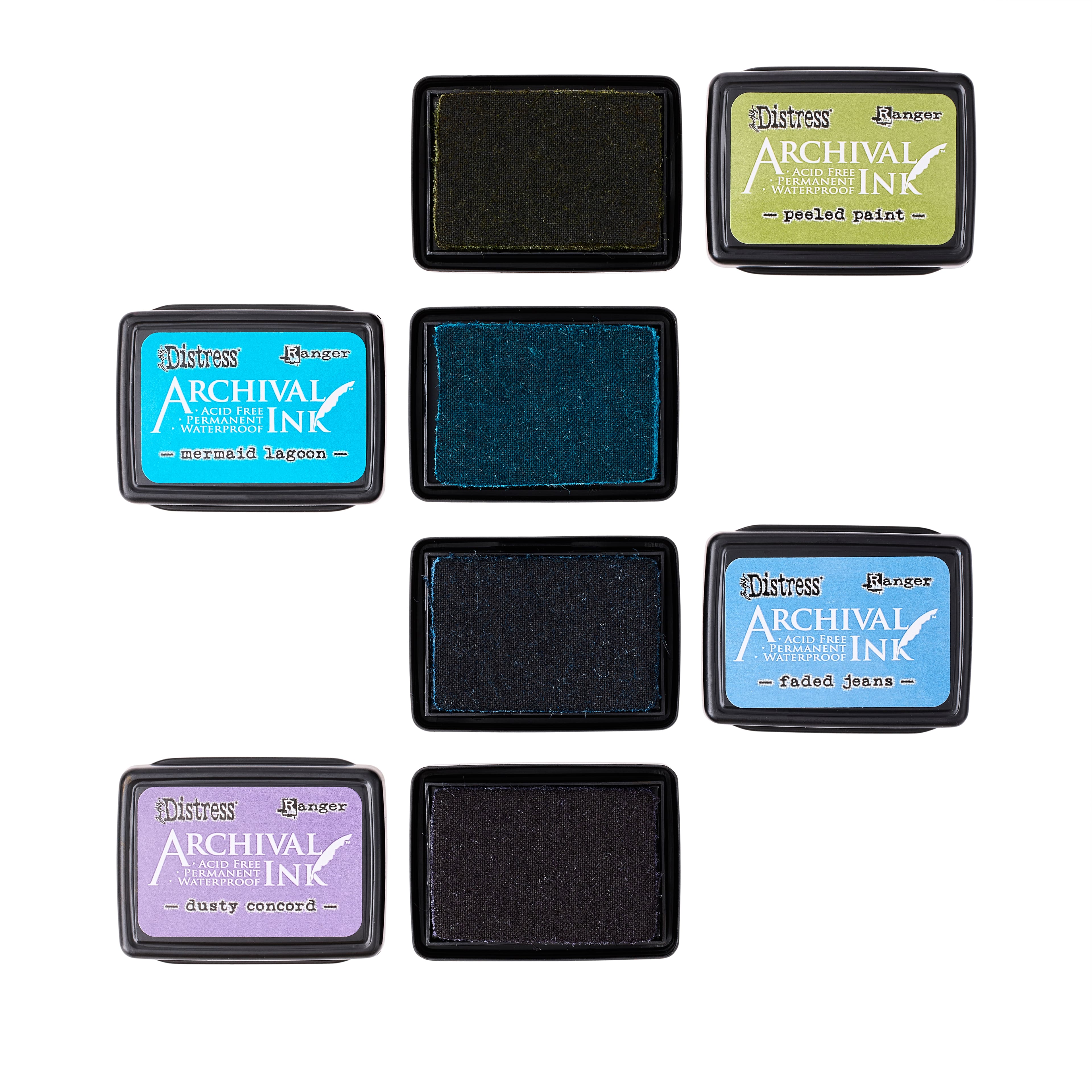 6 Packs: 4 ct. (24 total) Tim Holtz® Distress Mini Archival Ink™ Pads, Kit 2