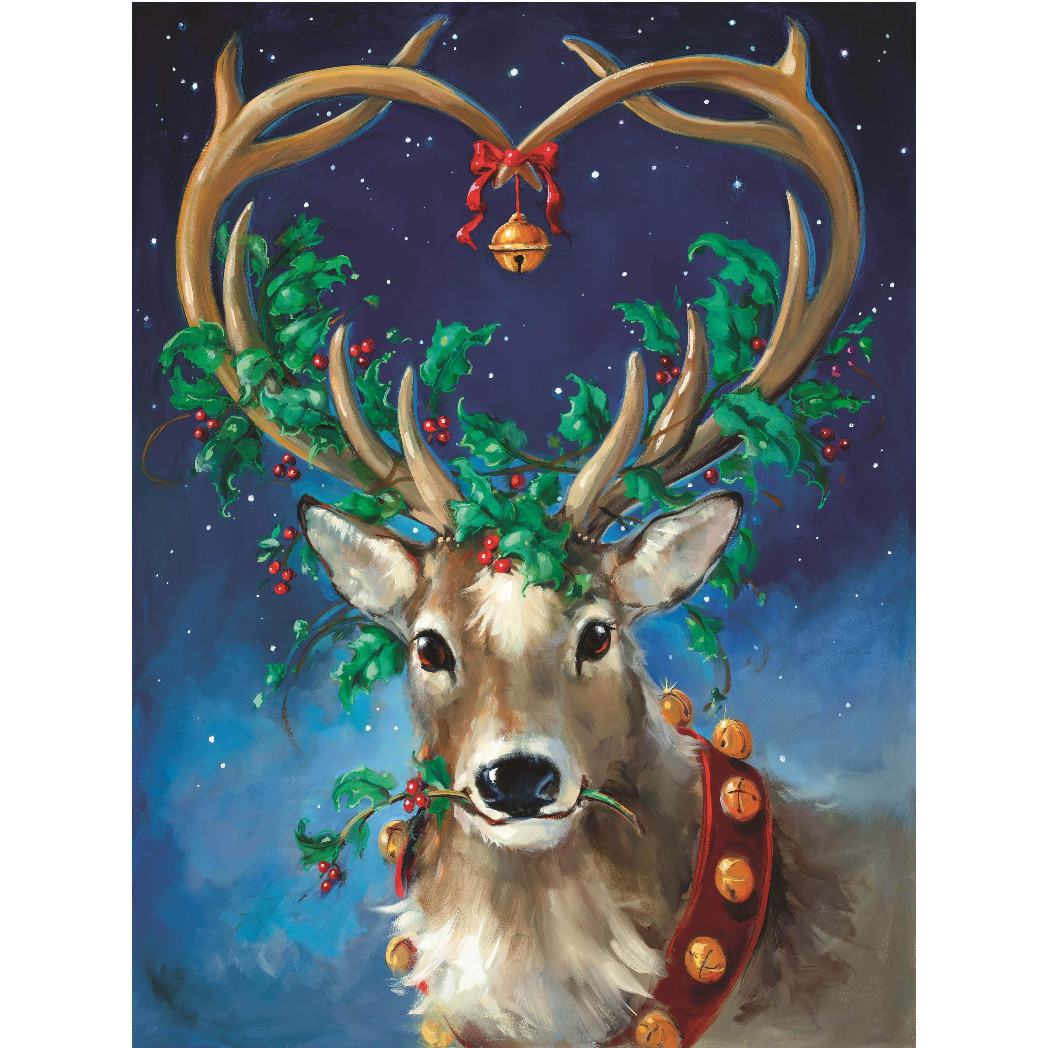 Sparkly Selections Santa&#x27;s Reindeer Diamond Painting Kits, Round Diamonds