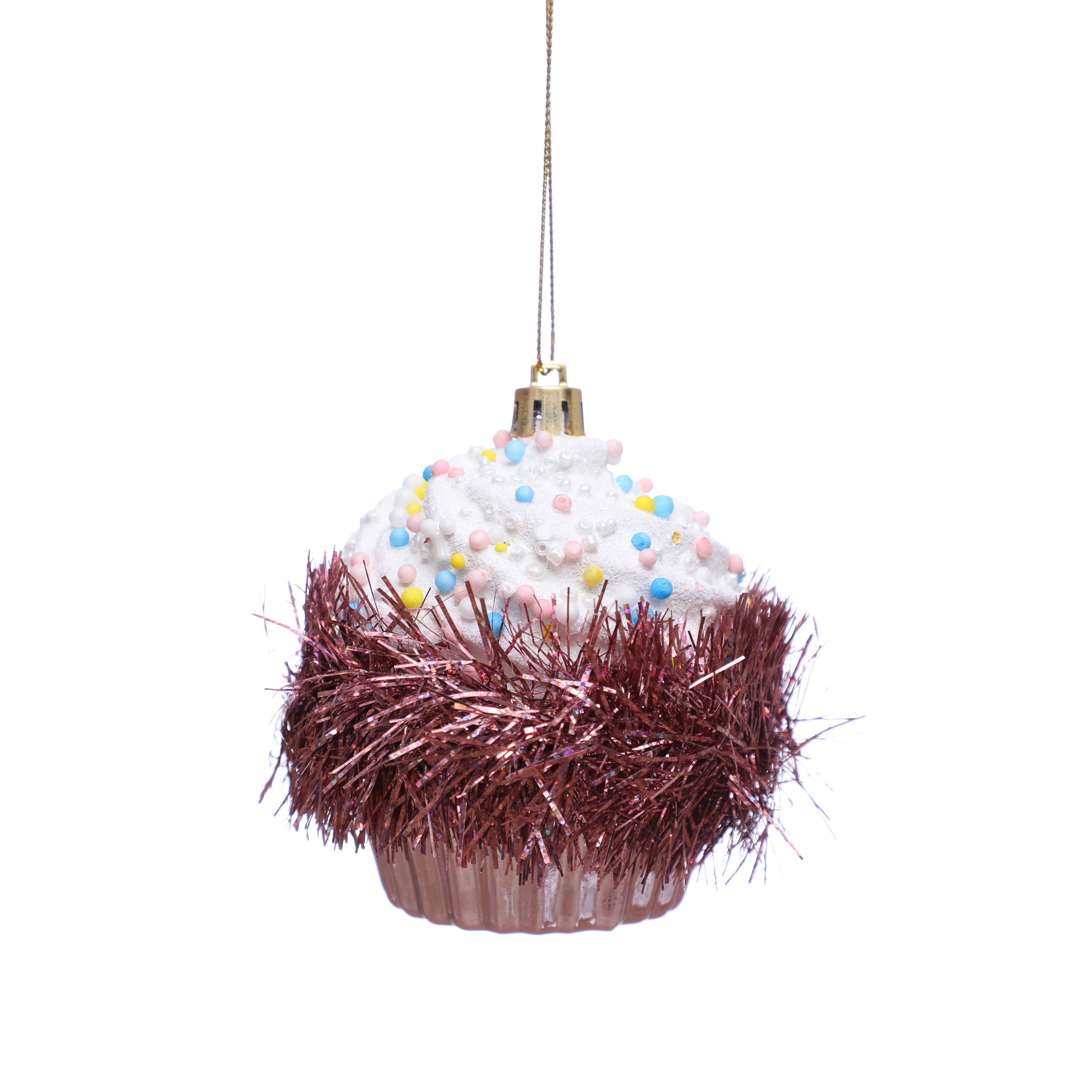 Assortiment d&#x2019;ornements de petit g&#xE2;teau saupoudr&#xE9; de bonbons d&#xE9;coratifs de 9,5 cm d&#x2019;Ashland, 1&#xA0;unit&#xE9;
