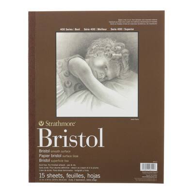 Strathmore Bristol Paper Pad, 400 Series, Smooth, 11" x 14""