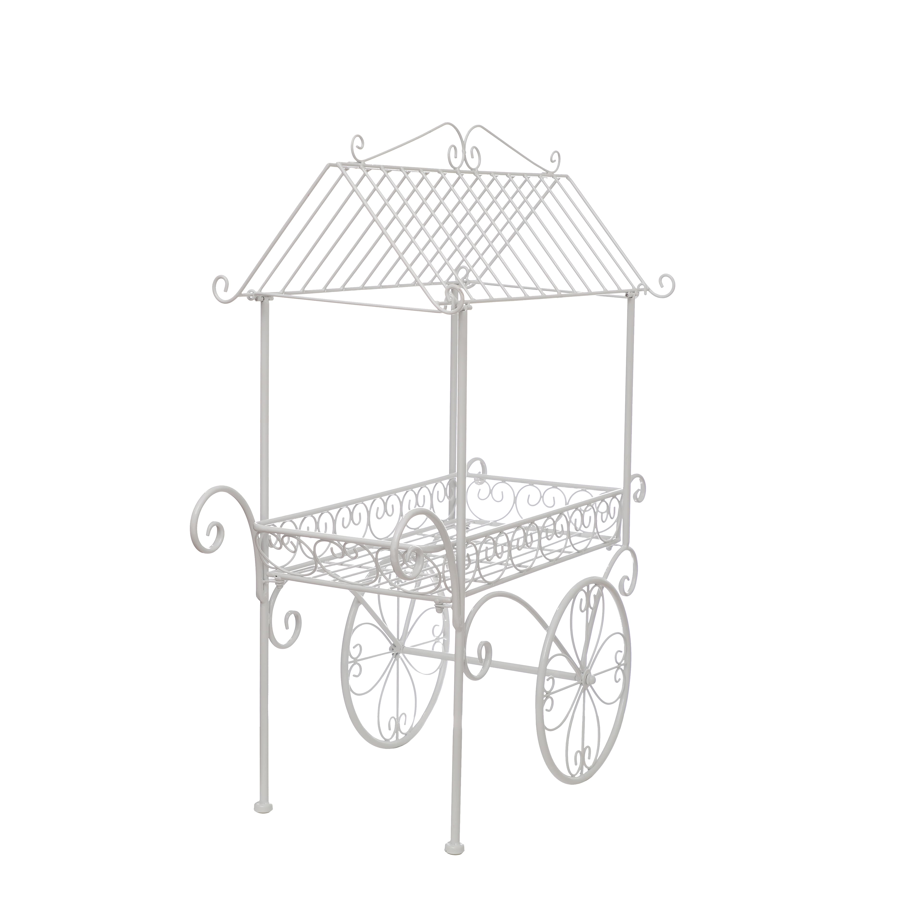 31.5&#x22; White Iron Cart by Ashland&#xAE;
