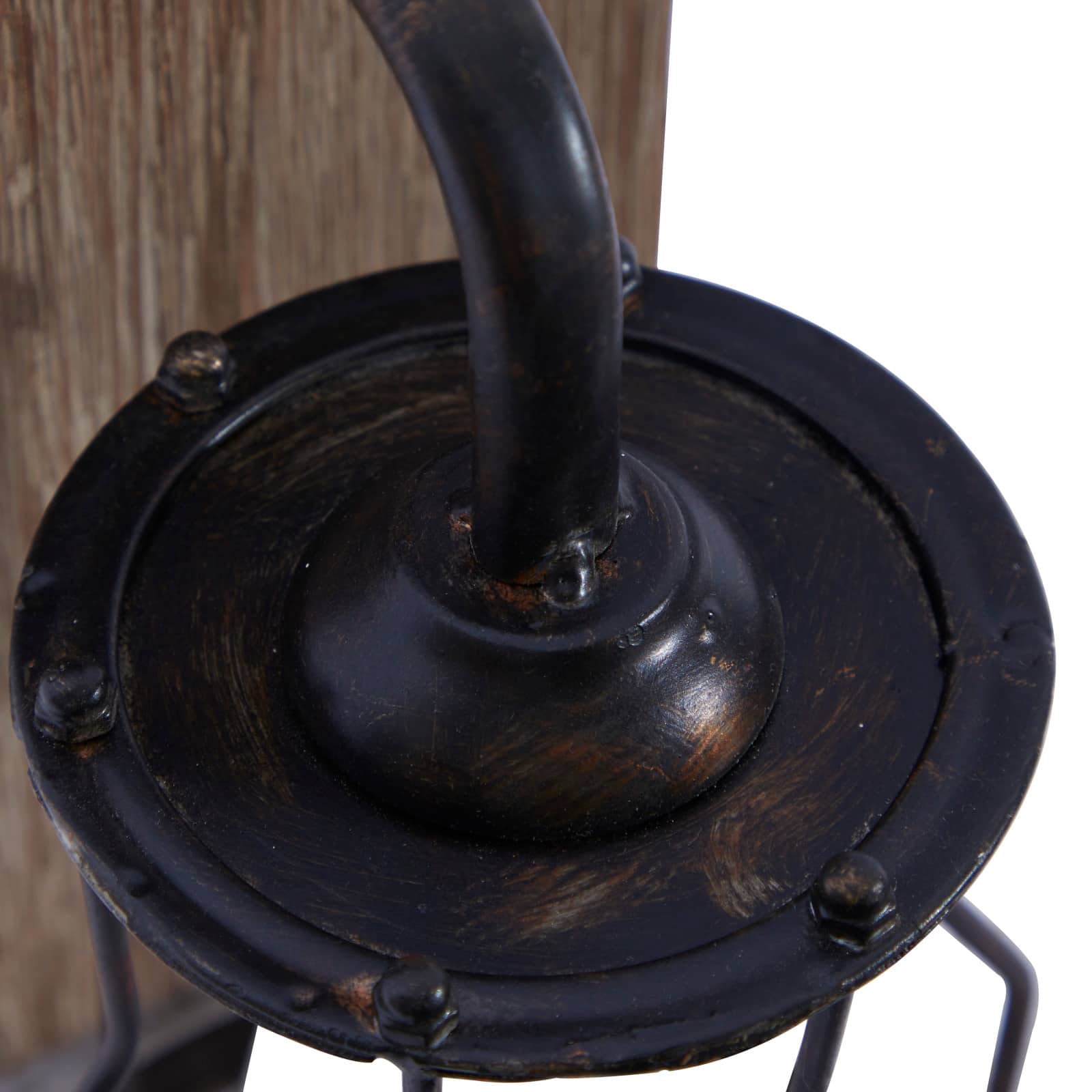 11" Brown Iron Industrial LED Wall Sconce