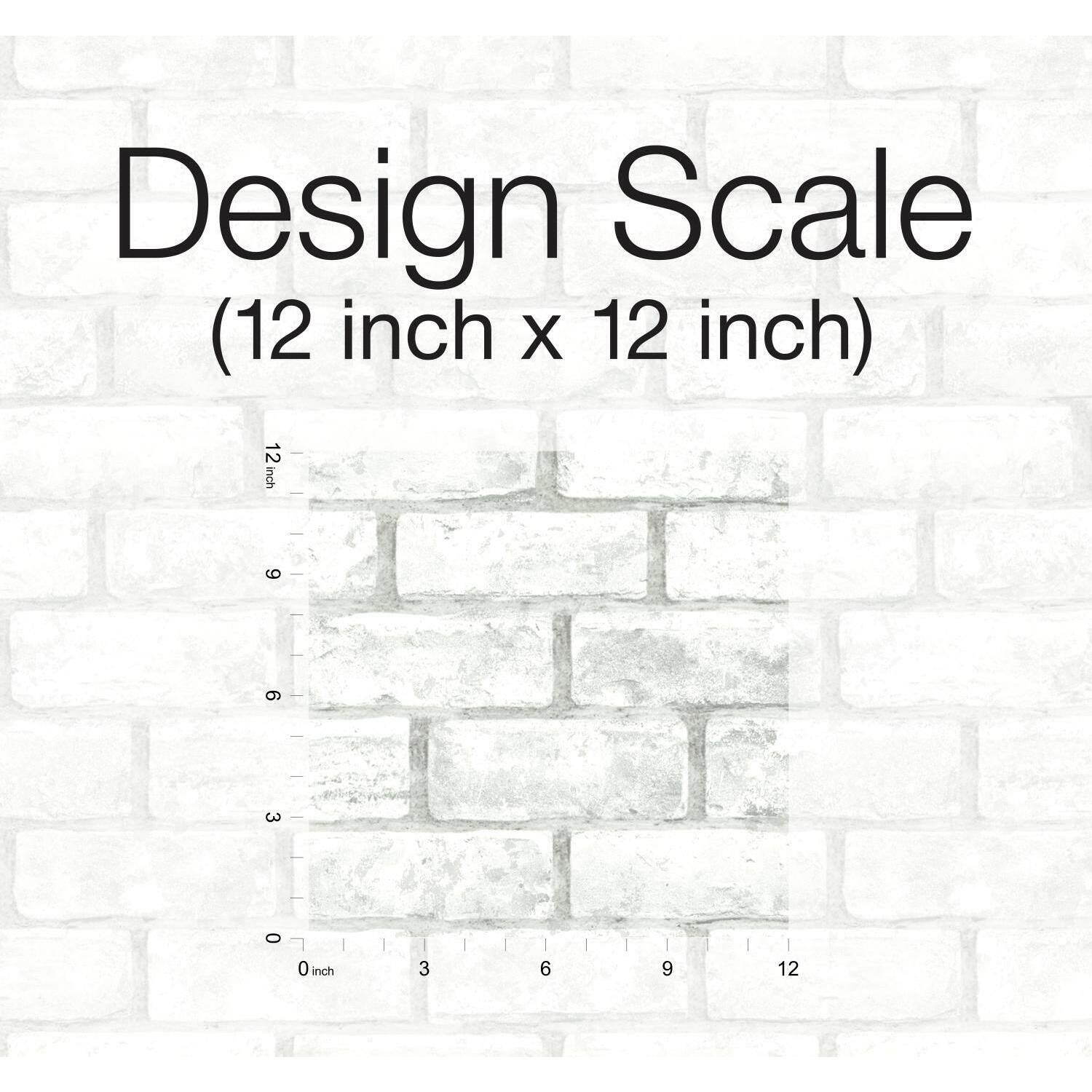 RoomMates Brick Peel &#x26; Stick Wallpaper
