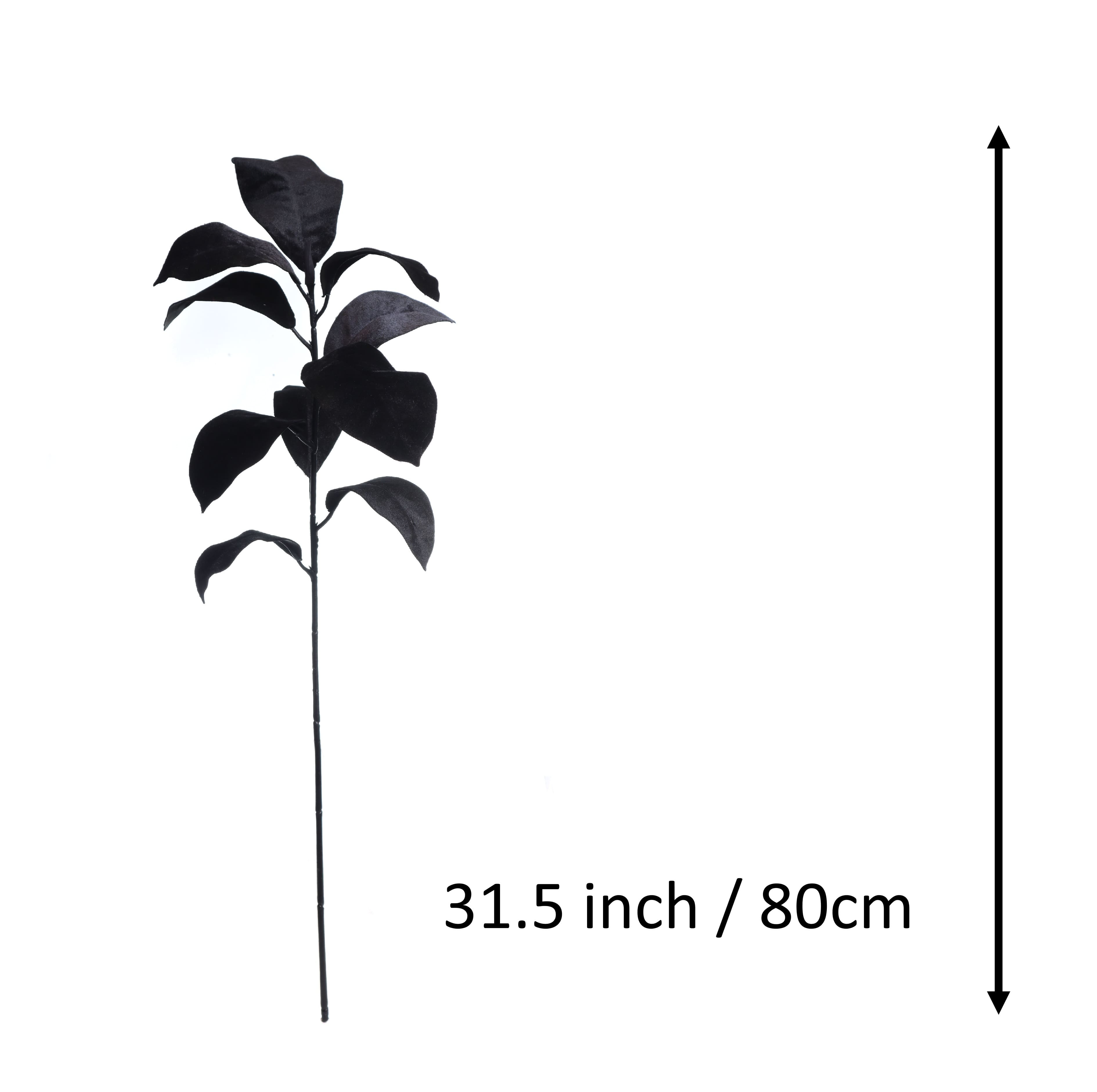31.5&#x22; Black Magnolia Leaves Stem by Ashland&#xAE;