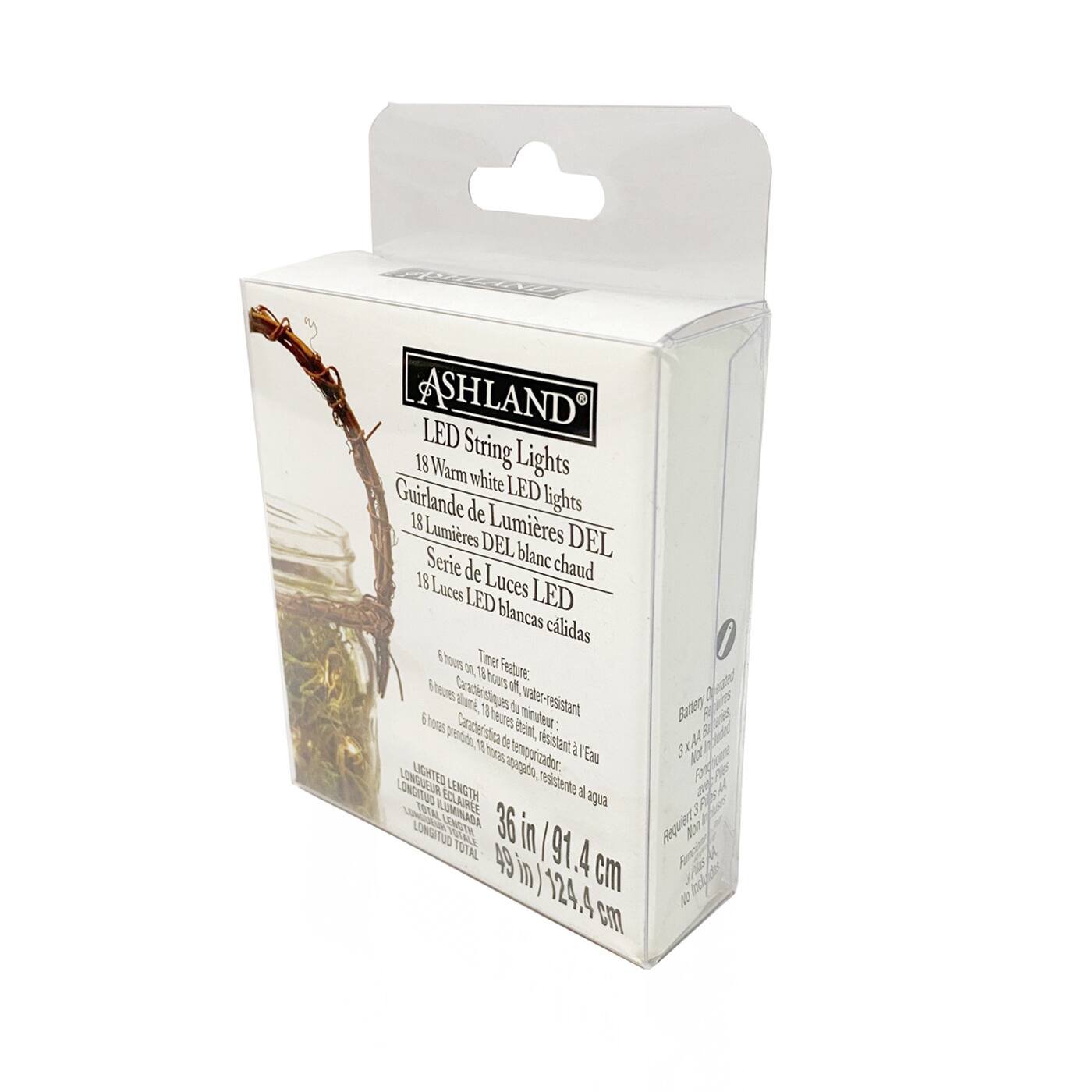 18ct Warm White Led String Lights Ashland Michaels 18ct Warm White Led String Lights Ashland Michaels