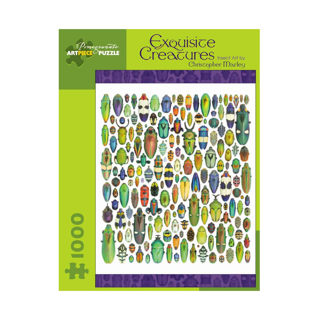 Pomegranate Artpiece Puzzle™ Christopher Marley Exquisite Creatures Insect Art 1000 Piece Puzzle