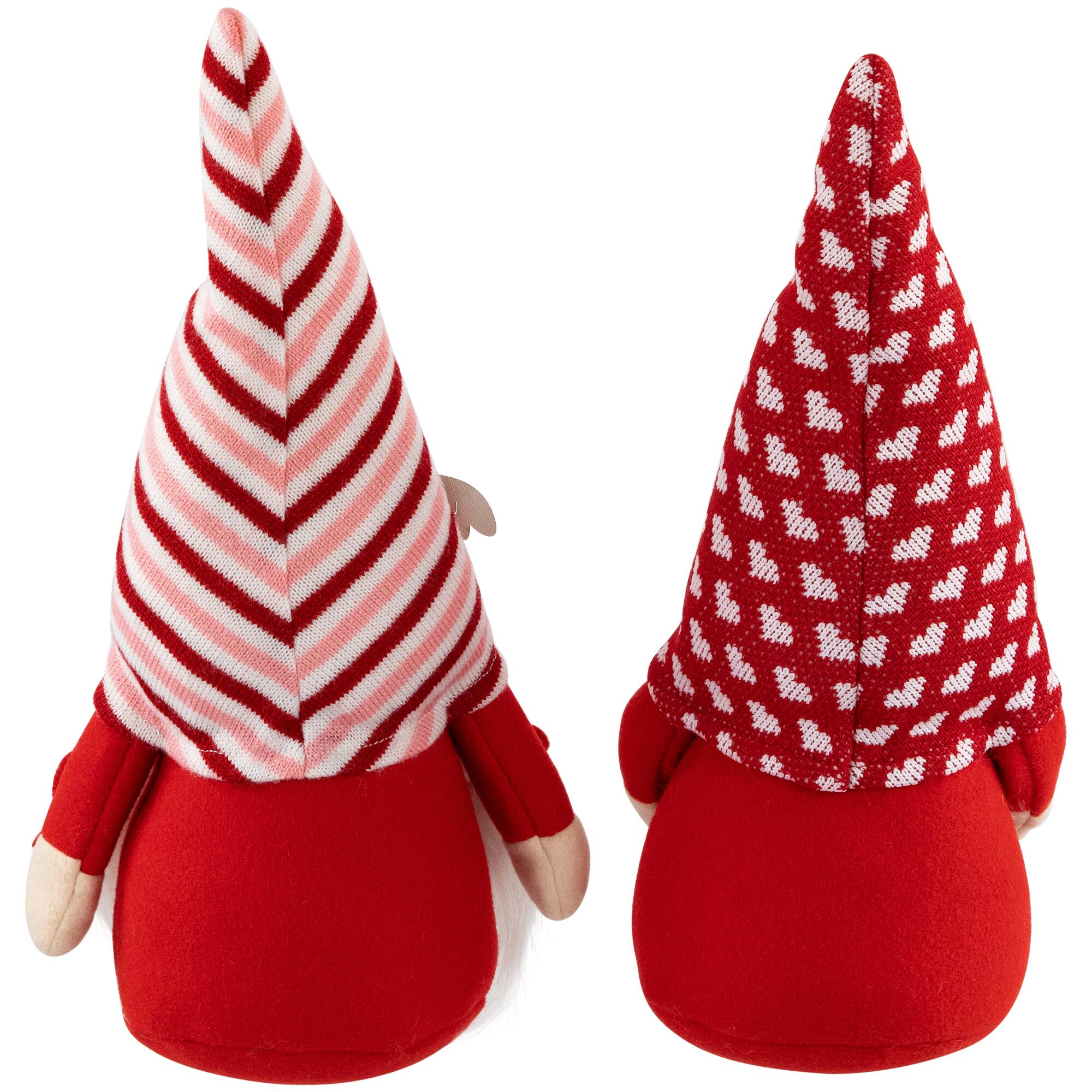 12" Plush I Heart U Valentine's Day Gnomes Set