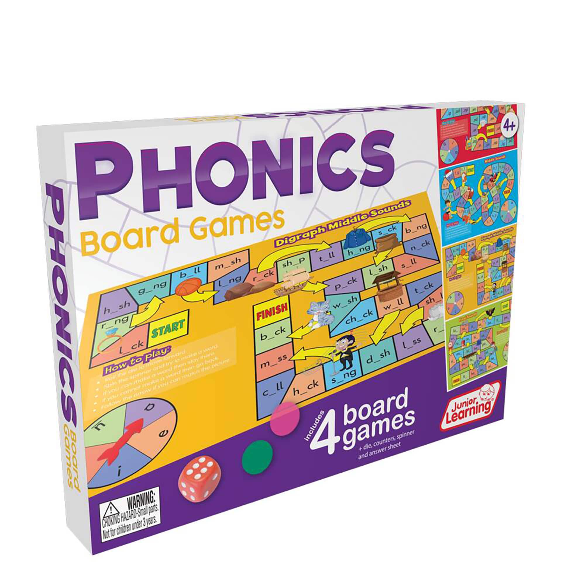 Junior Learning&#xAE; Phonics Board Games