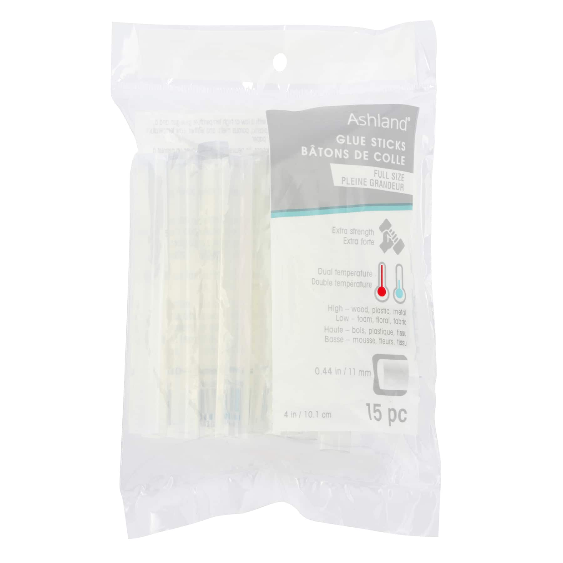 Hot Glue Sticks, Clear, 4 x 0.3125 , 12 Per Pack, 12 Packs, 1 - Ralphs