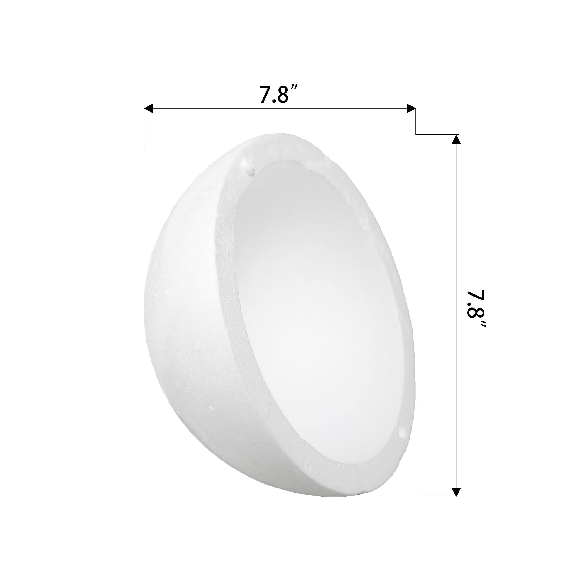FloraCraft® SmoothFōM® 7.8" Hollow Foam Half Ball