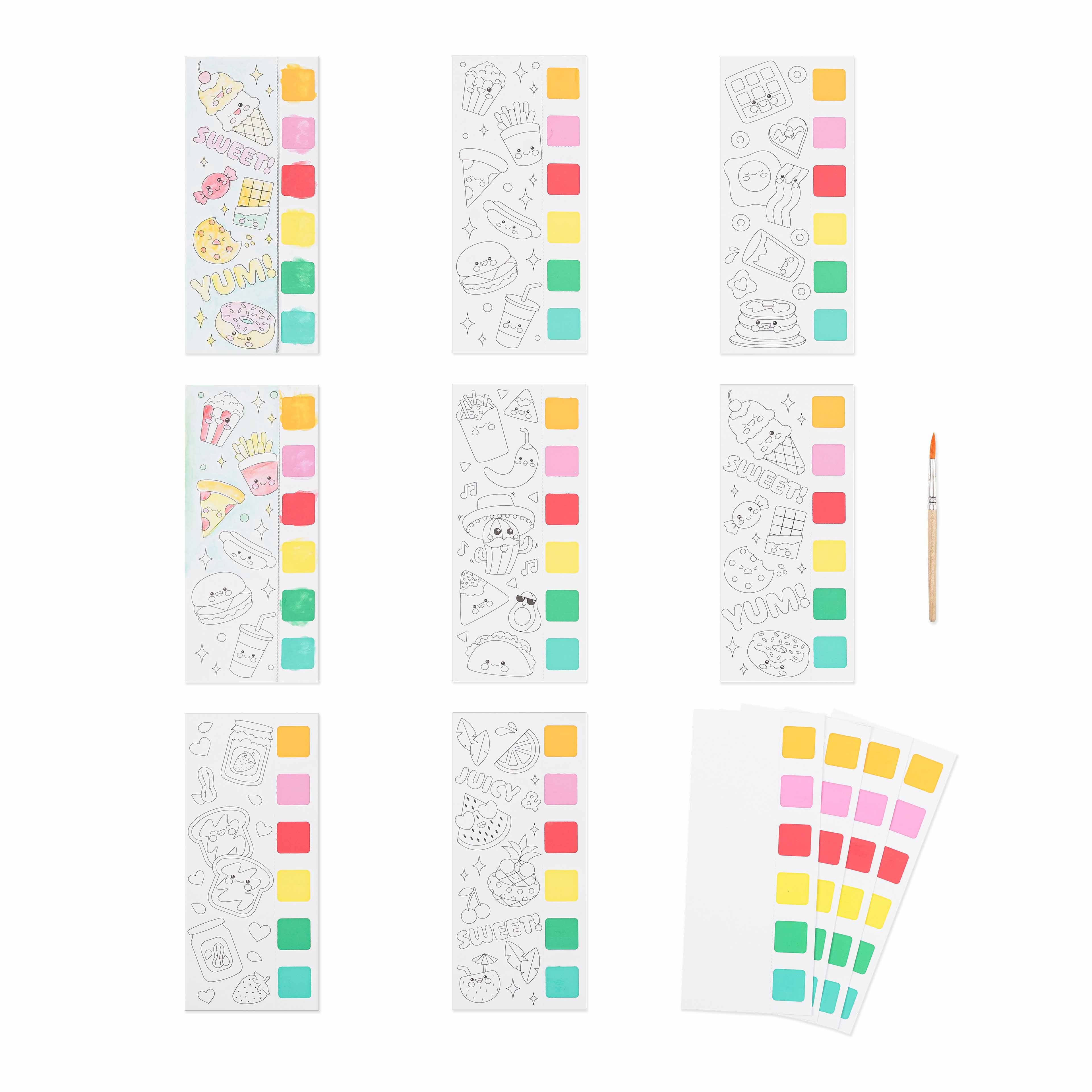 Little Yellow Bicycle&#xAE; Food Fun Watercolor Bookmarks Kit