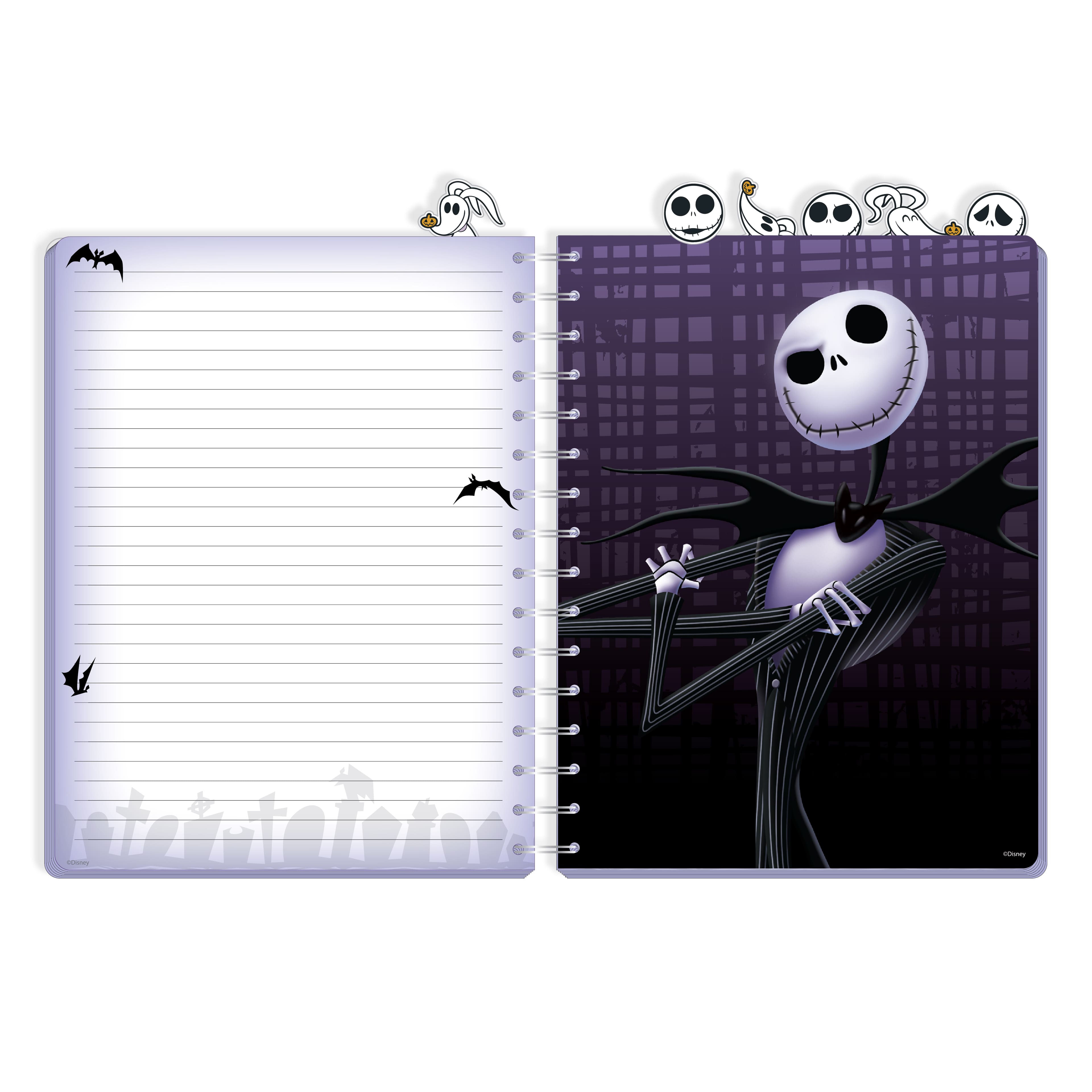 Disney&#xAE; The Nightmare Before Christmas 6-Tab Spiral Journal