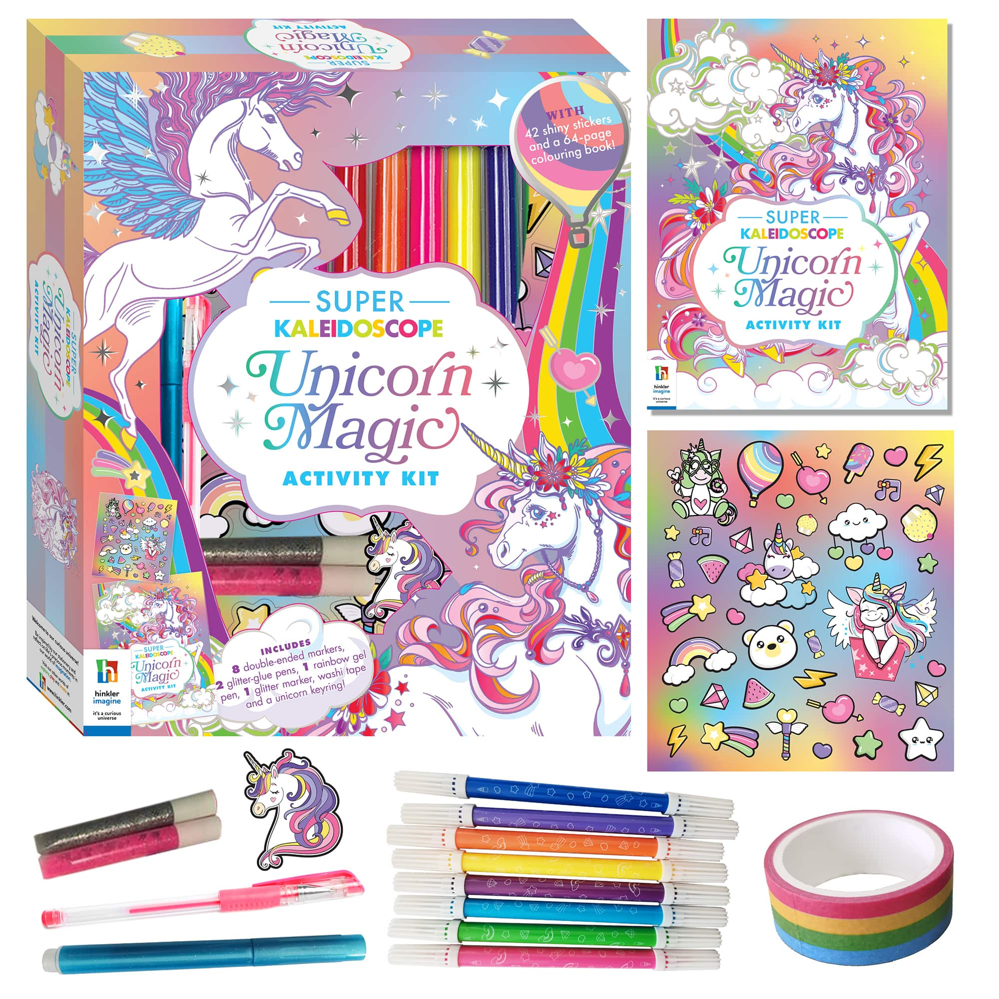 Hinkler Super Kaleidoscope Unicorn Magic Activity Kit