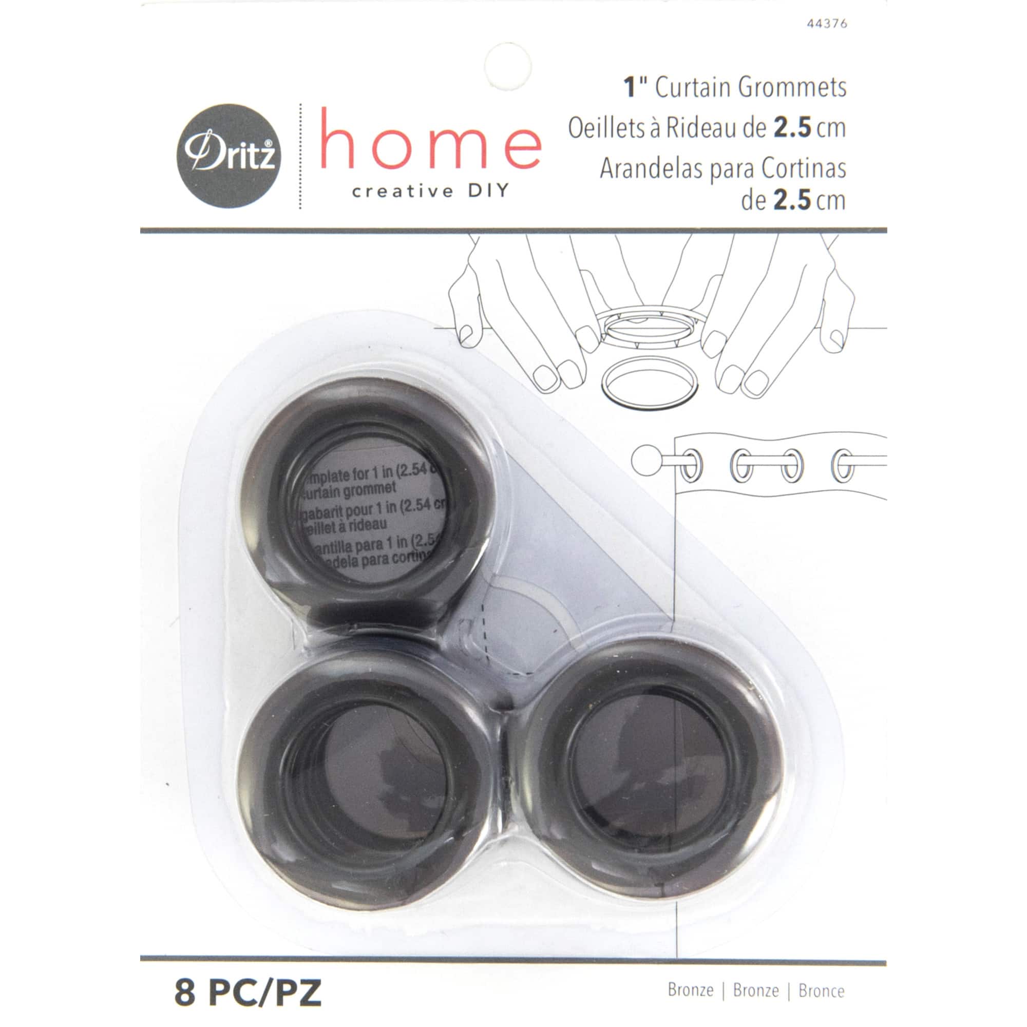 Dritz® Home 1" Bronze Curtain Grommets, 8ct.