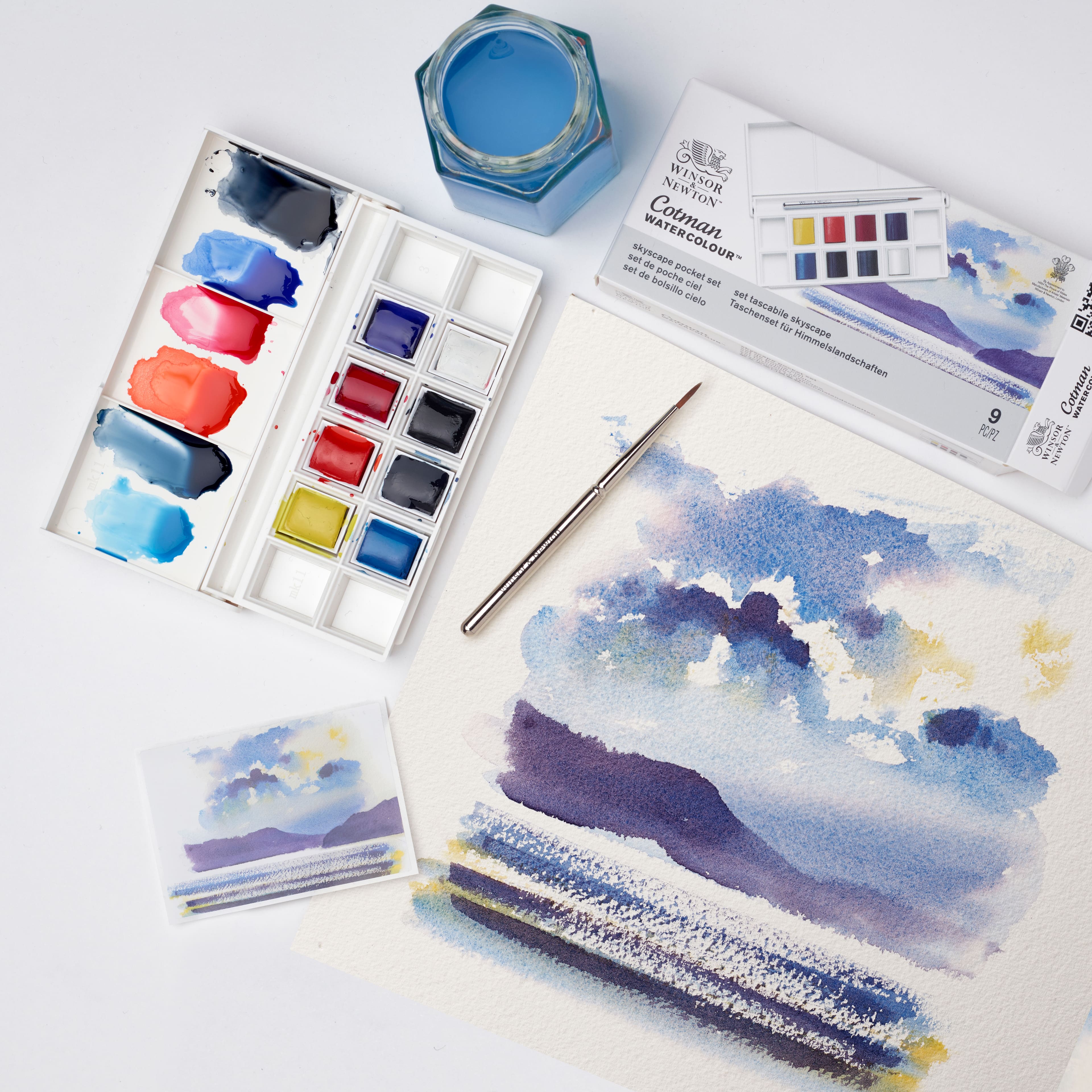 Winsor &#x26; Newton&#x2122; Cotman Watercolour&#x2122; 8 Color Skyscape Pocket Set
