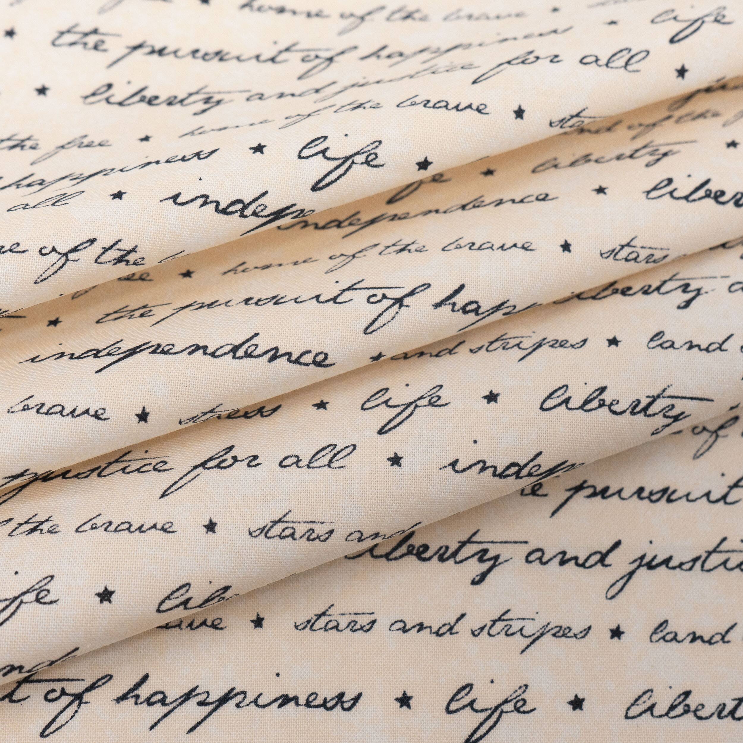 SINGER Liberty Justice For All Cotton Fabric