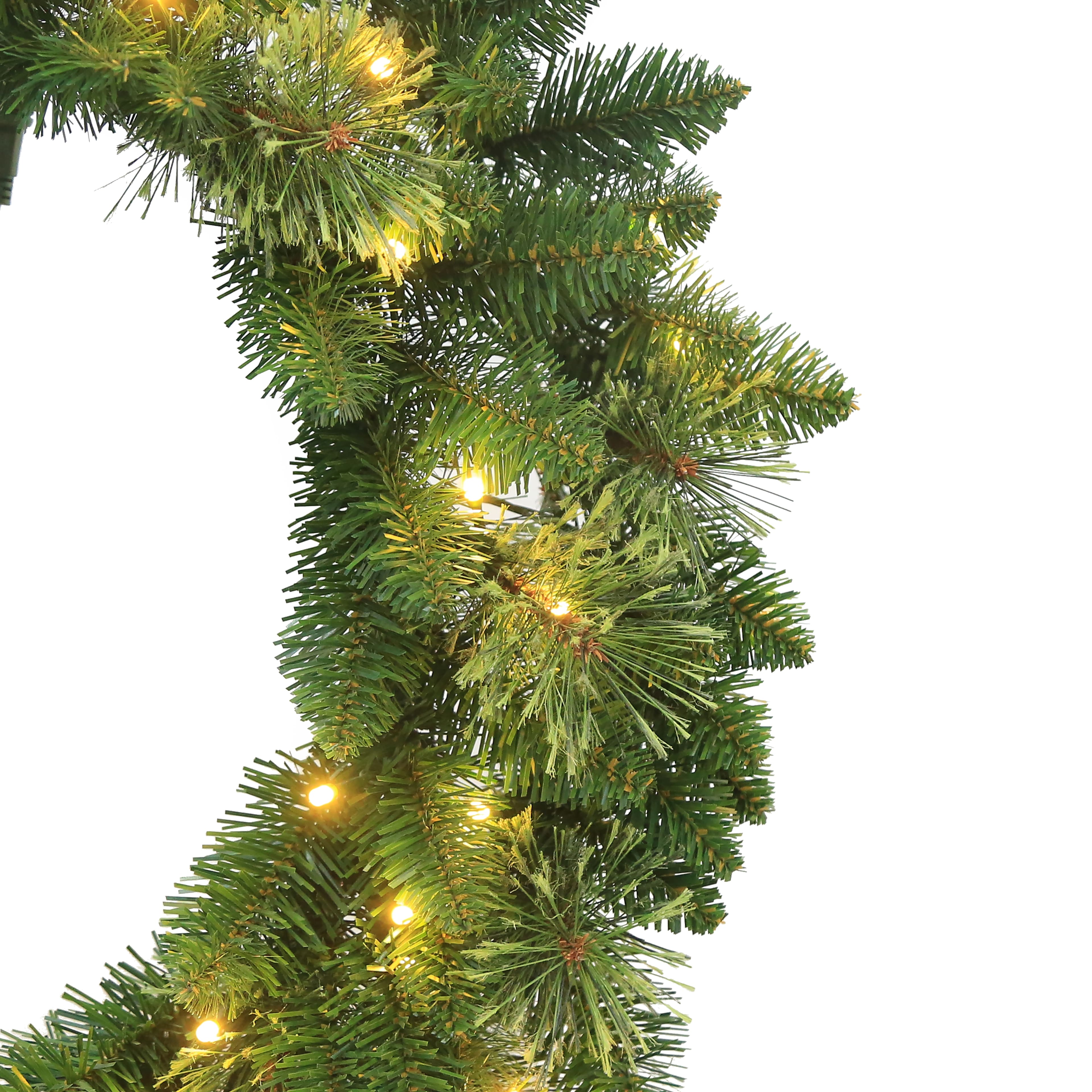 5pc. Pre-Lit Artificial Christmas Tree, Wreath, &#x26; Garland Entryway Set, Colour Changing LED Lights by Ashland&#xAE;