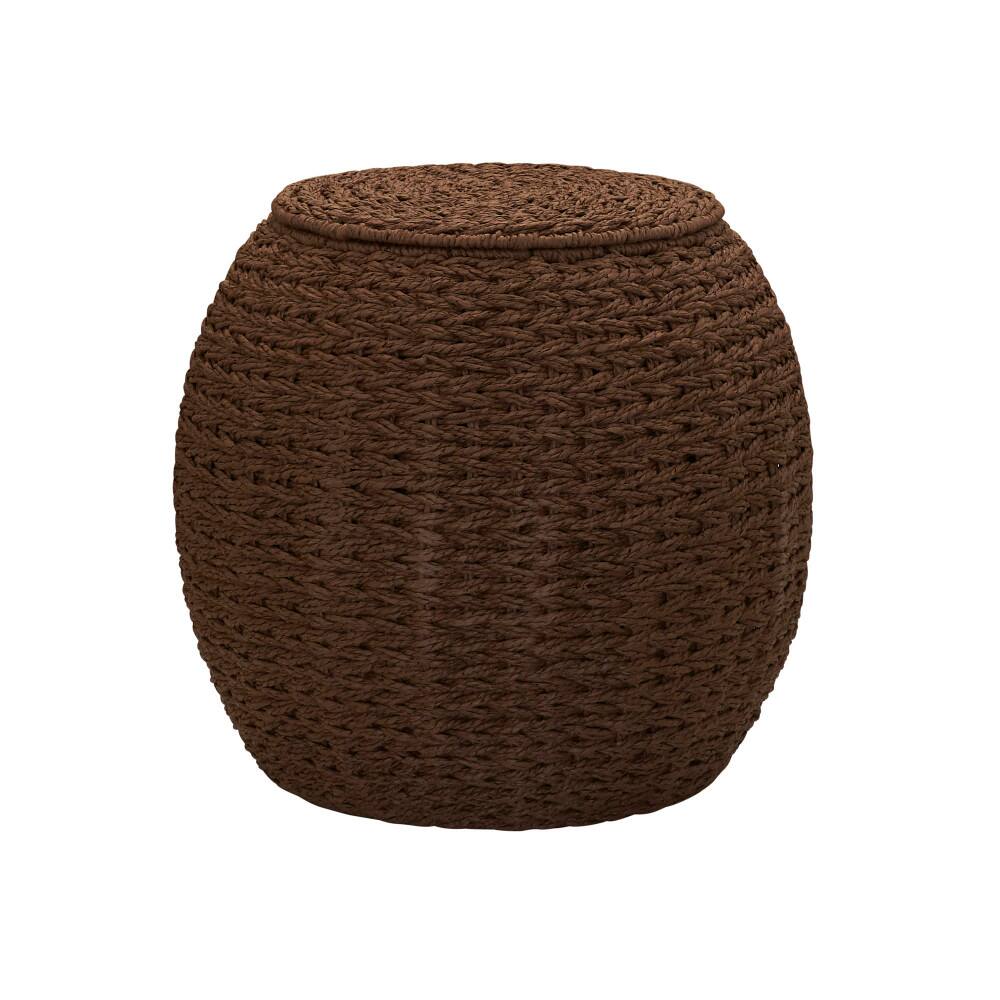 Household Essentials 19" Woven Storage End Table