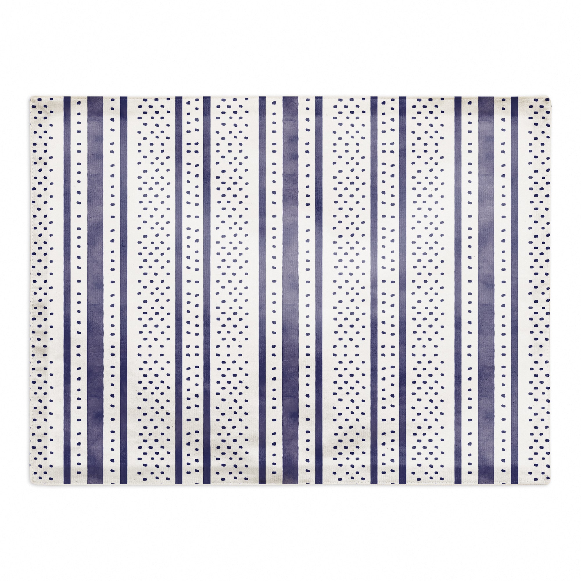 Stripes and Polka Dotss 18" x 14" Poly Twill Placemat