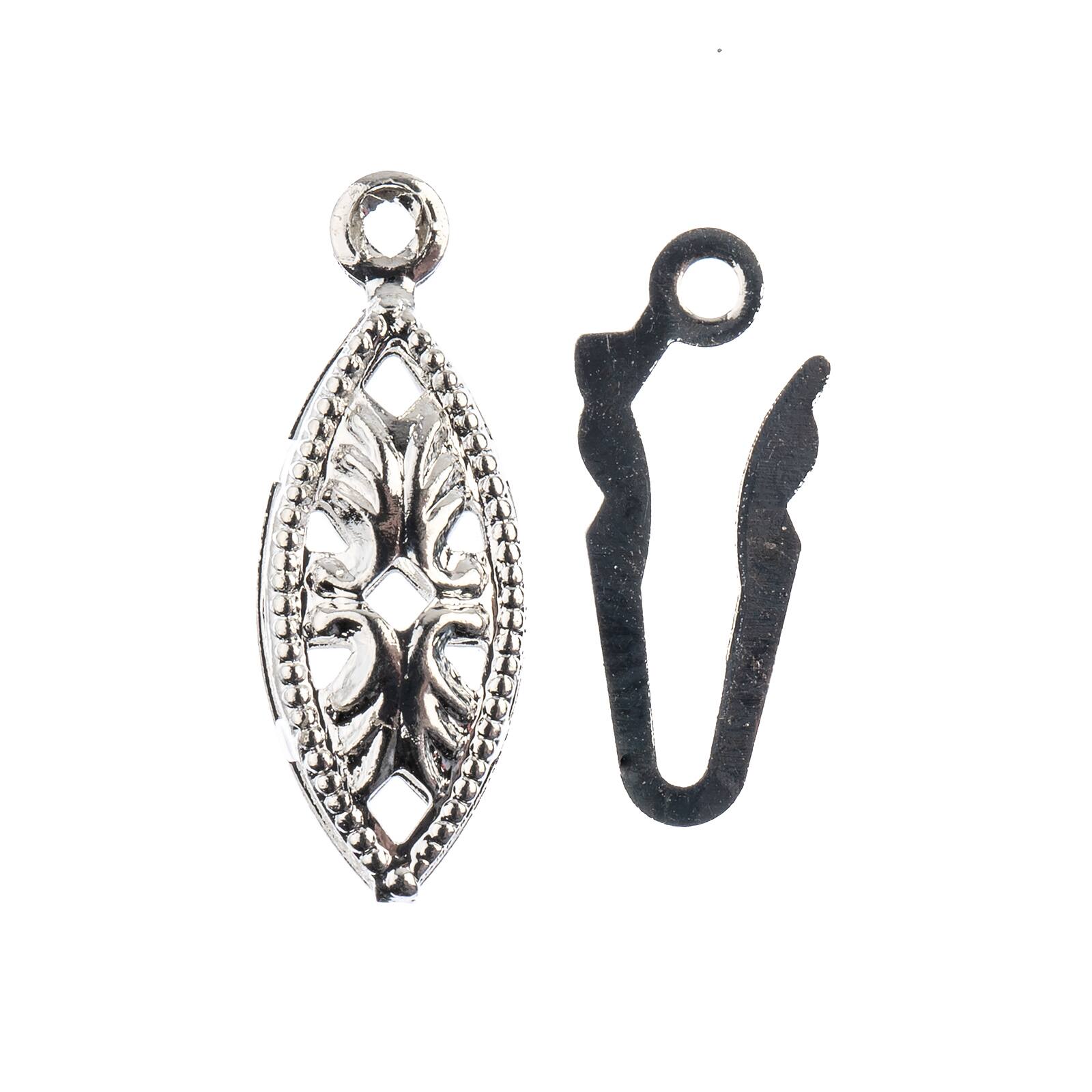 John Bead Must Have Findings 20mm Fish Hook Clasp Set, 9ct.