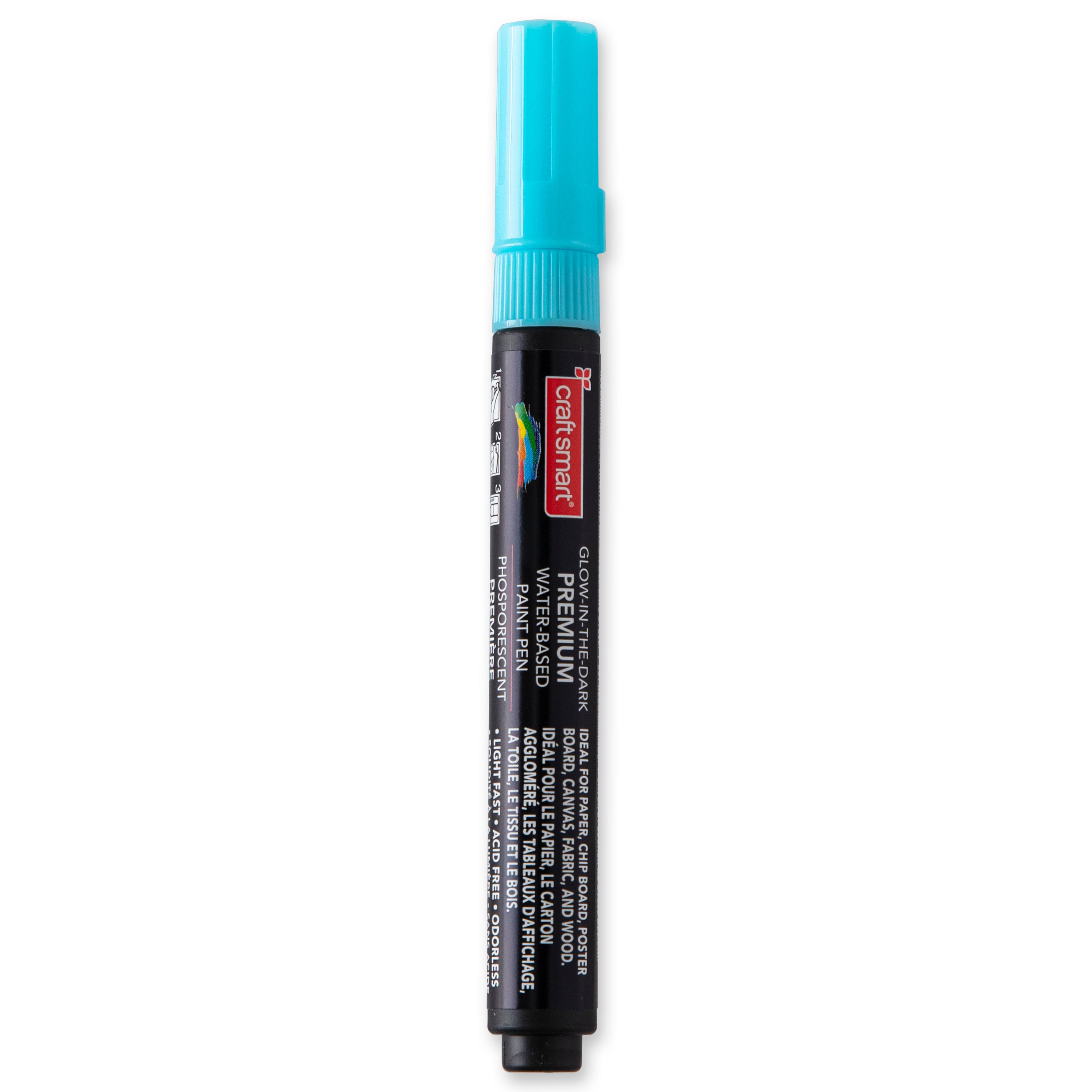 12 Pack: Premium Medium Tip Glow-in-the-Dark Water-Based Paint Pen by Craft Smart&#xAE;