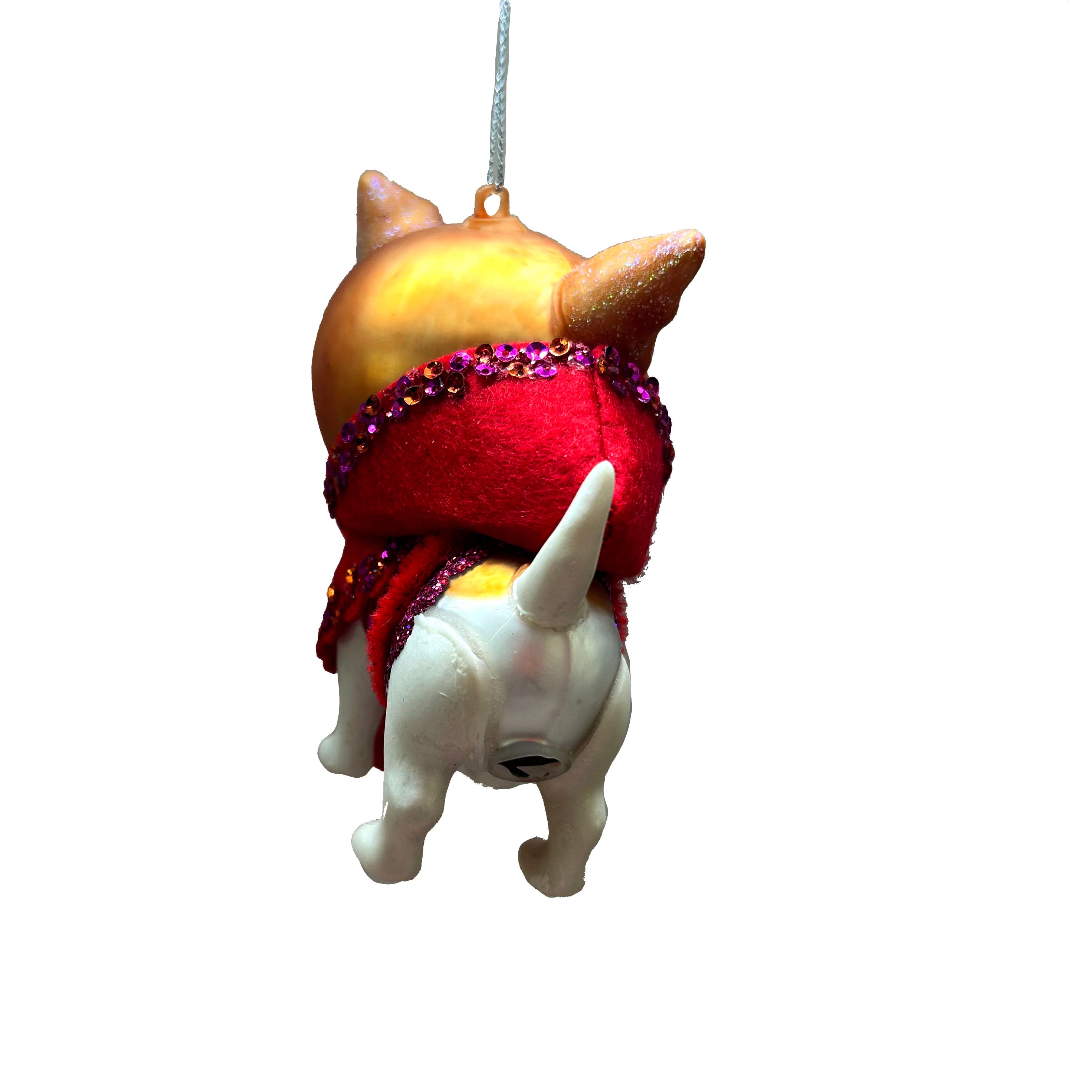 4&#x22; Chihuahua in Red Scarf Glass Ornament by Ashland&#xAE;