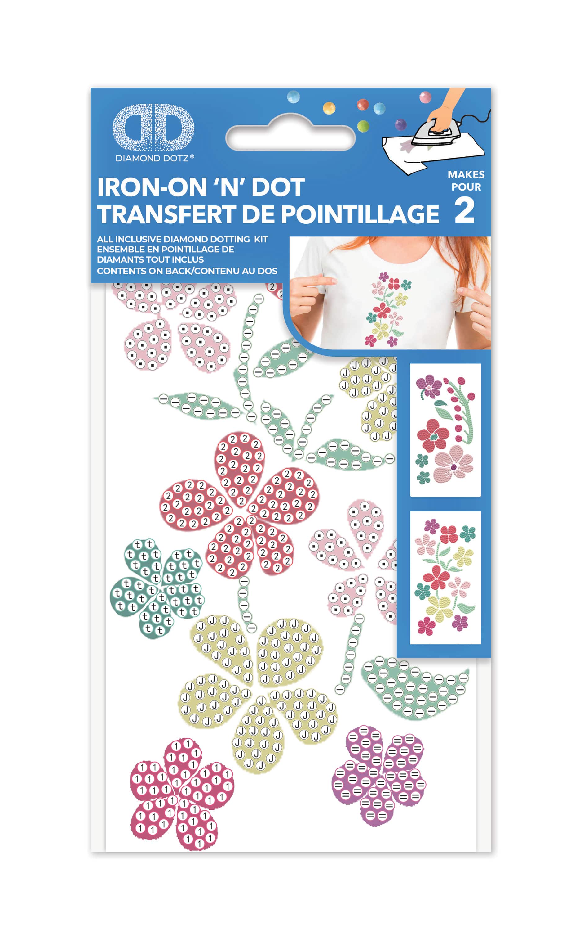 Diamond Dotz® Floral Elements Iron-On 'n' Dot Kit