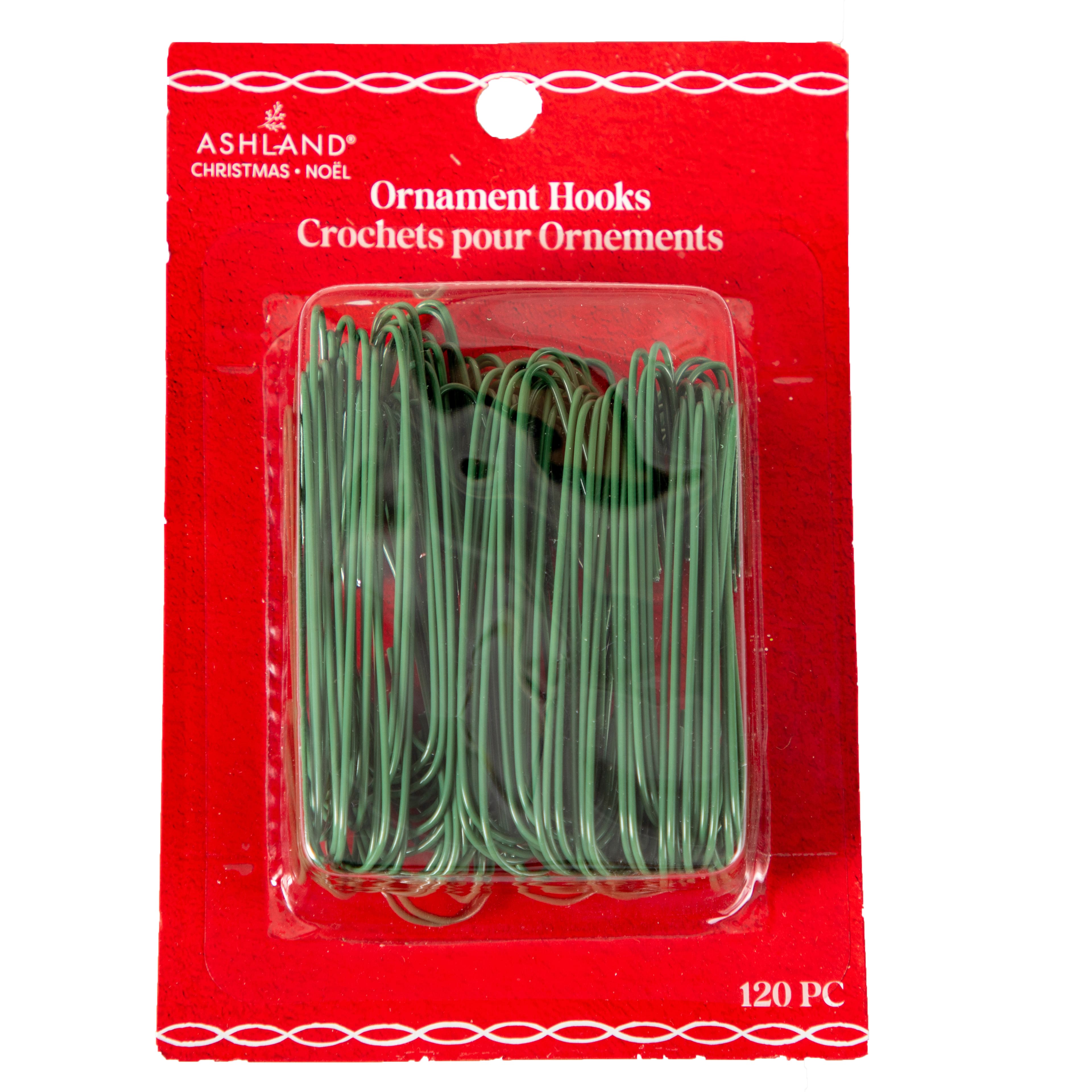 Large Green Ornament Hooks, 120ct. by Ashland&#xAE;