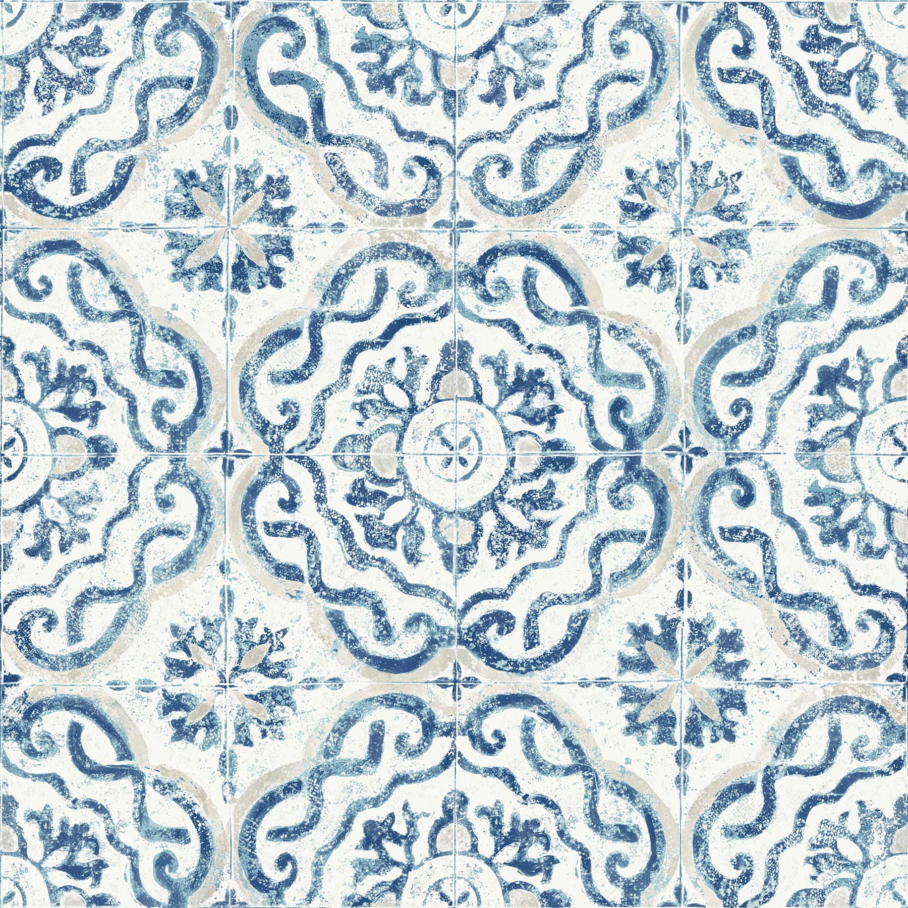 InHome Talavera Tile Peel & Stick Wallpaper