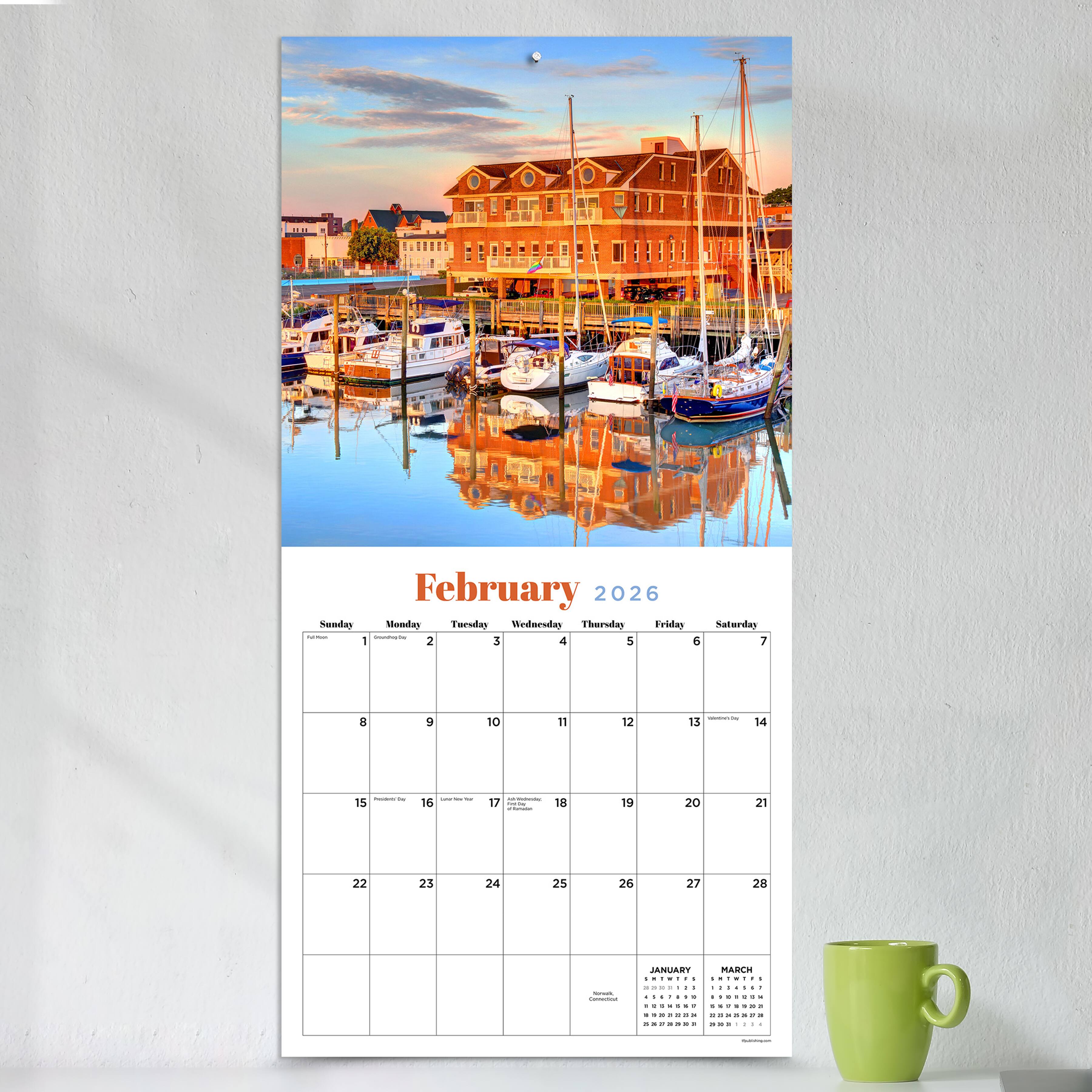 2026 Water's Edge Wall Calendar