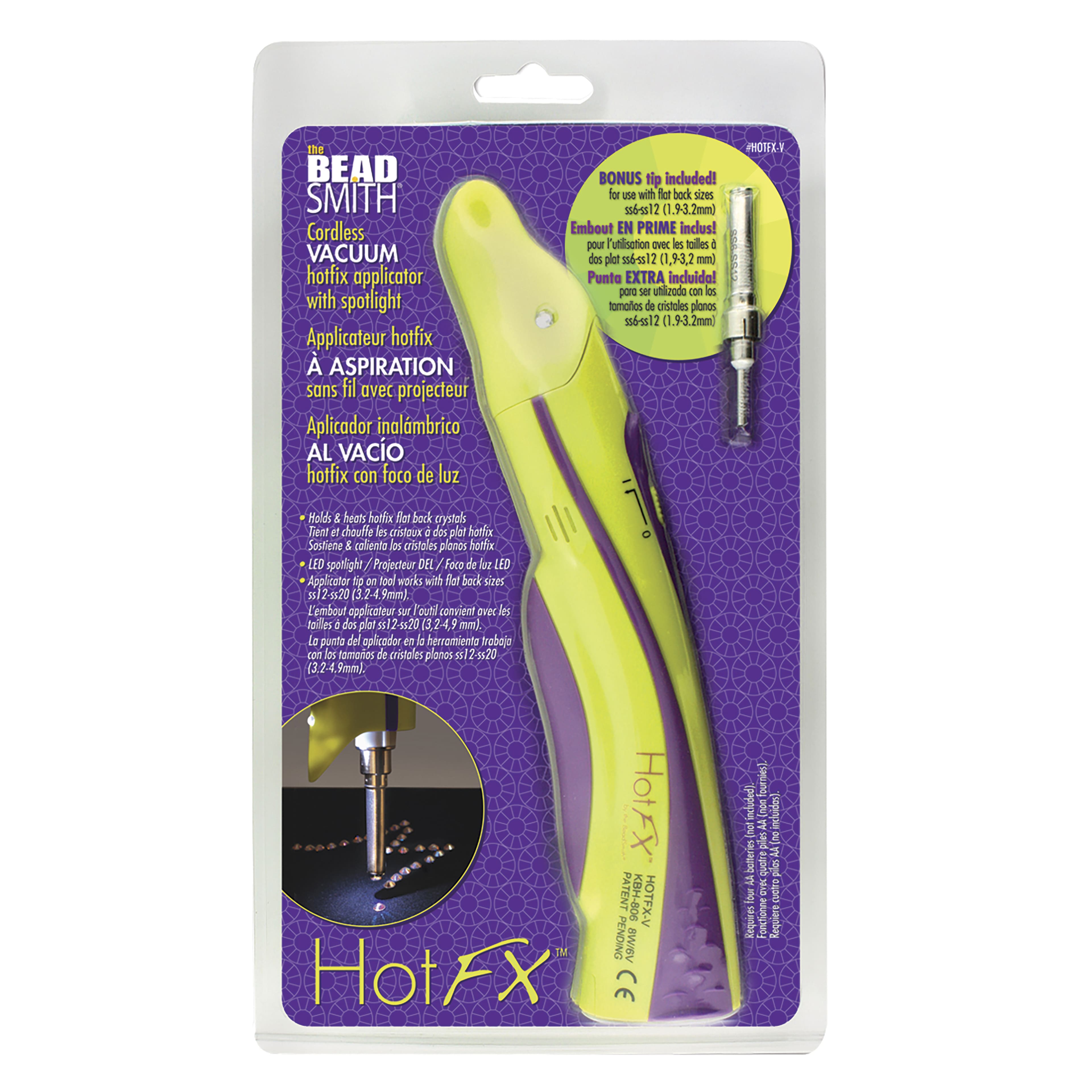 6 Pack: The Beadsmith® Hot FX™ Cordless Vacuum Hotfix Applicator
