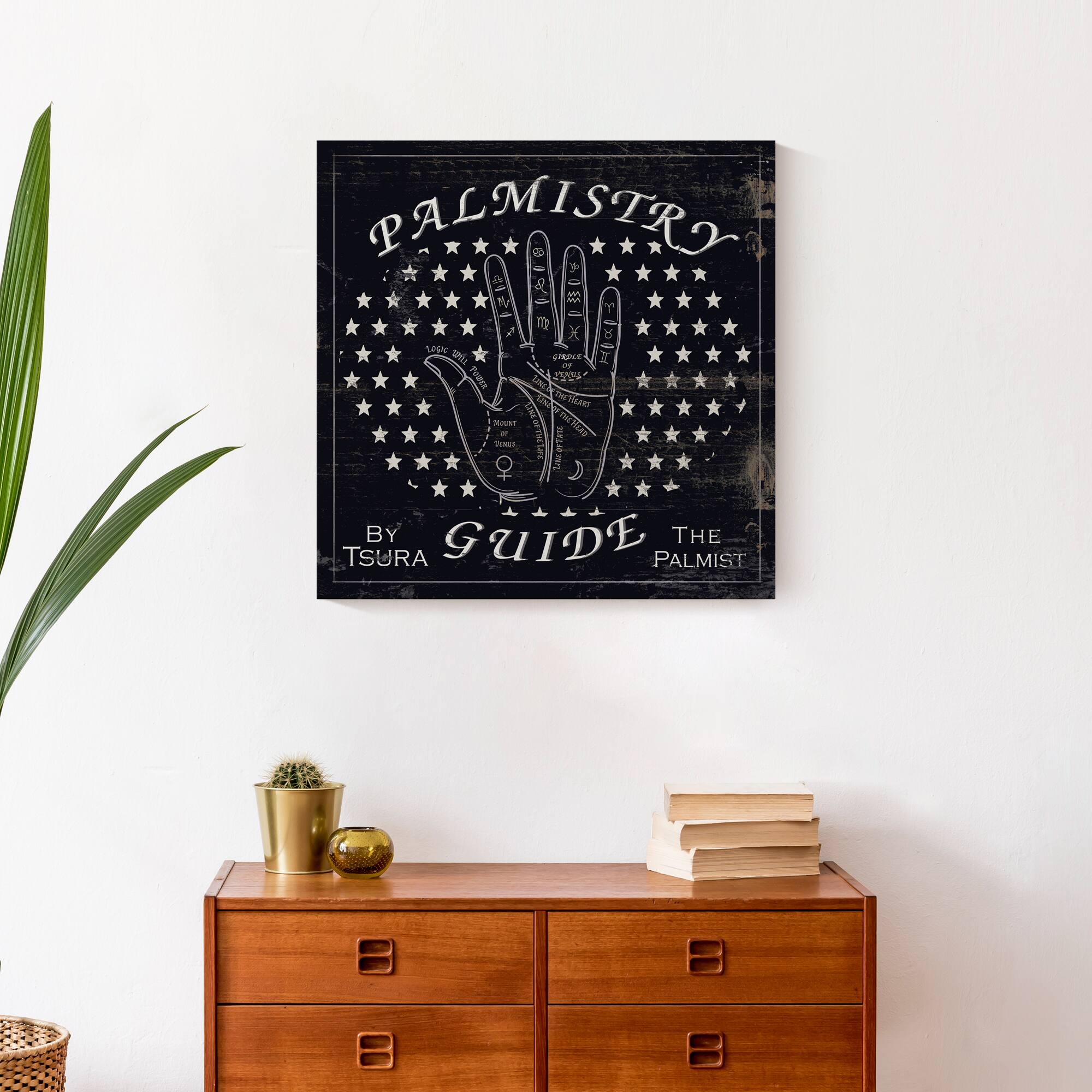 Palm Reading Guide 3 20" x 20" Canvas Wall Art