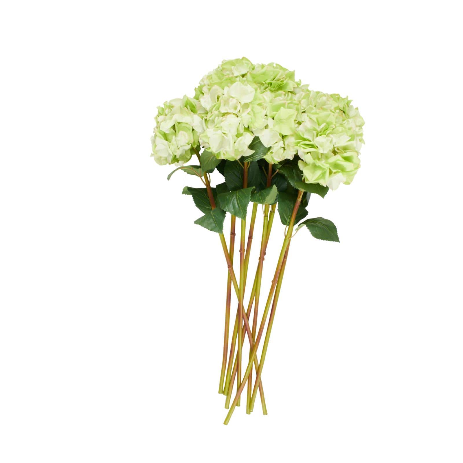 32" Green Hydrangea Artificial Flower Stem, 8ct.