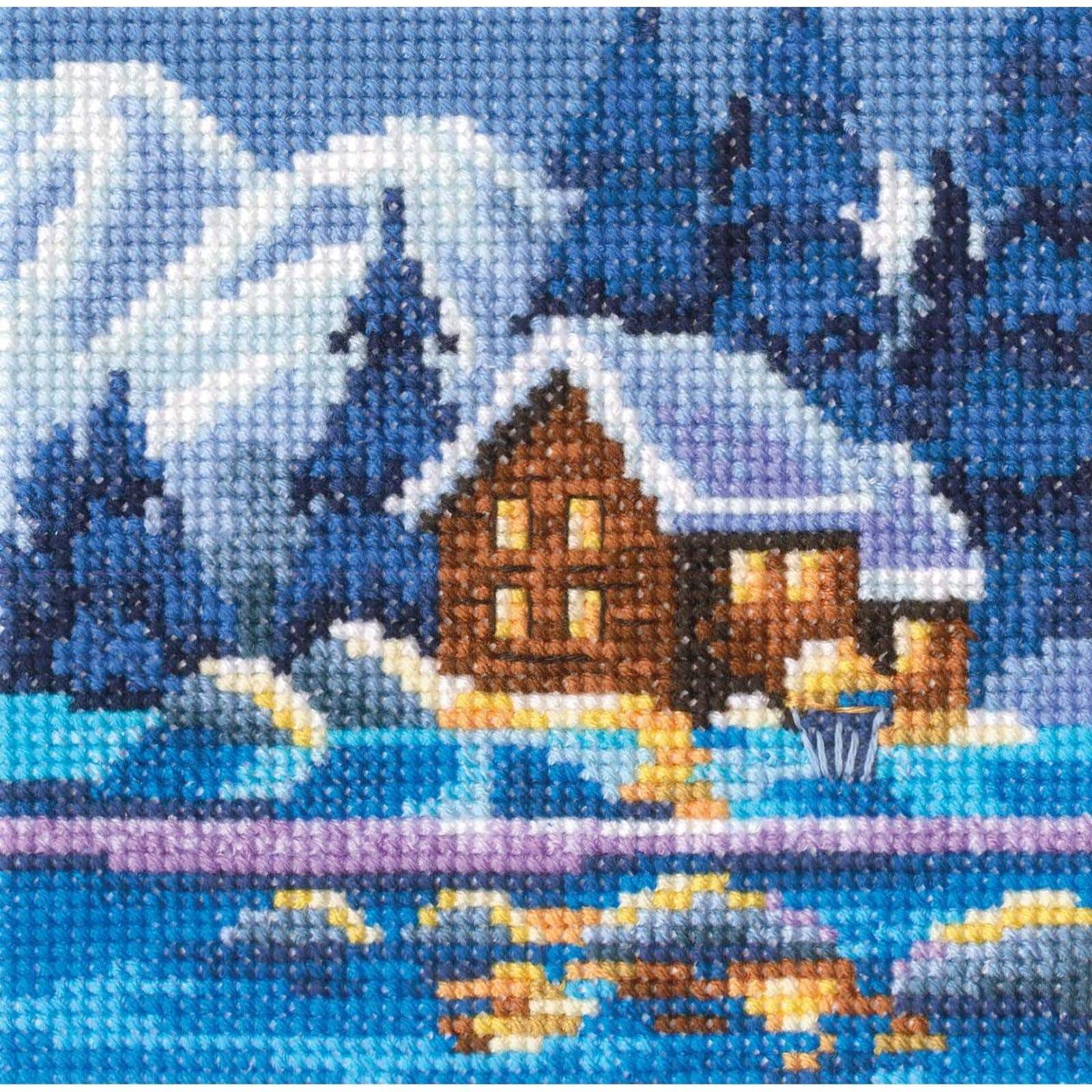 RTO Winter Colors Counted Cross Stitch Kit