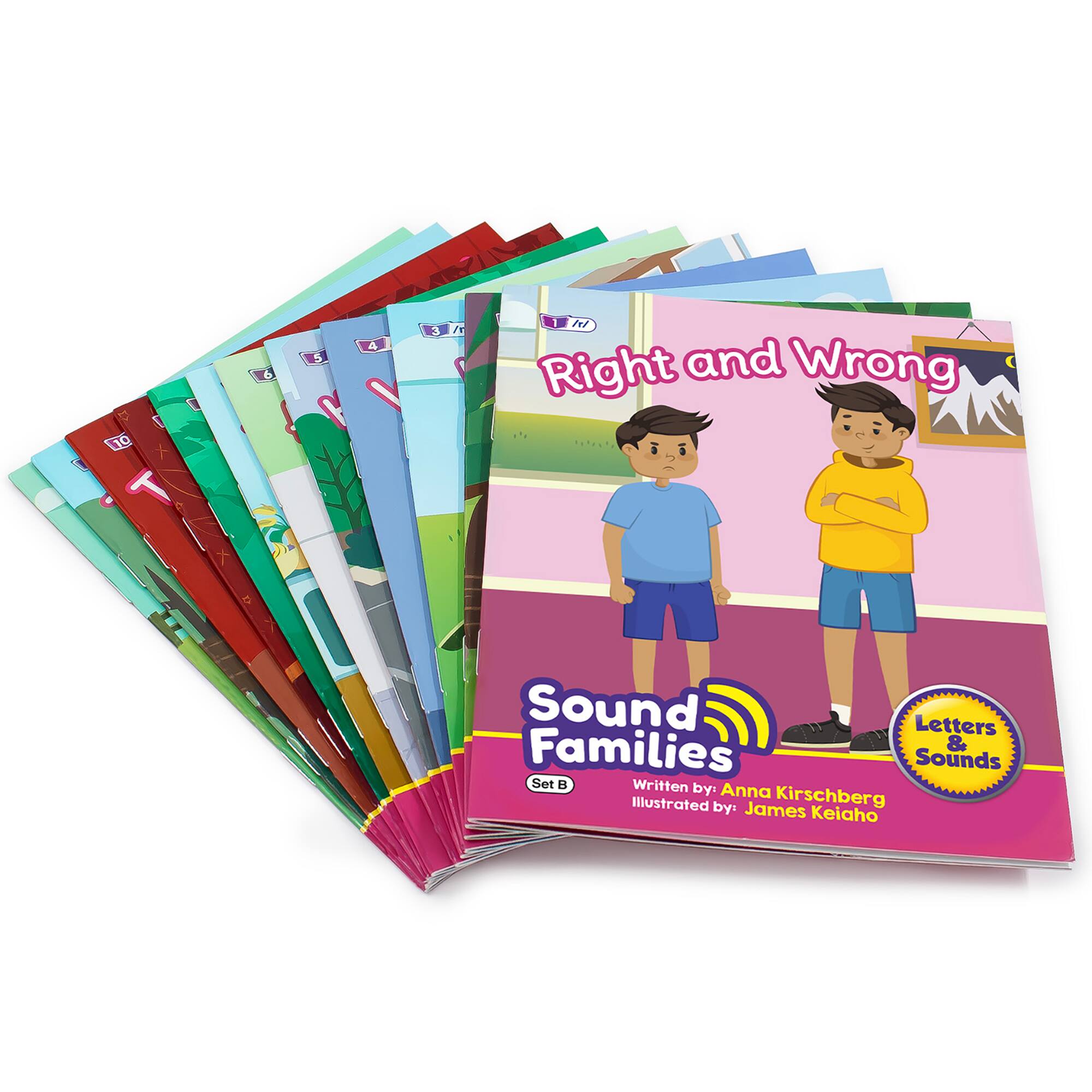 Junior Learning&#xAE; Decodable Readers Sound Families Consonants Fiction Phase 5.5 Set