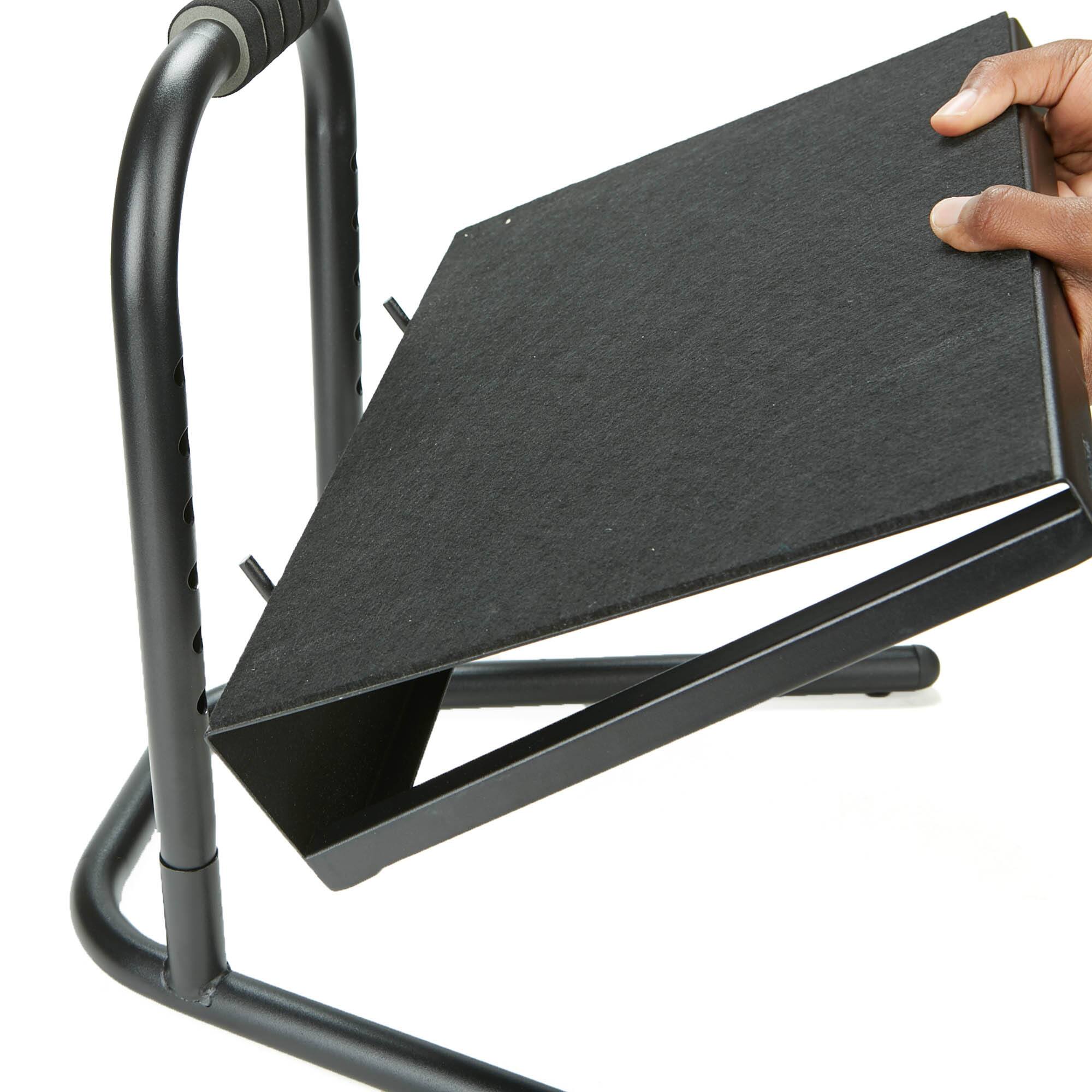 Mind Reader Black Ergonomic Foot Rest