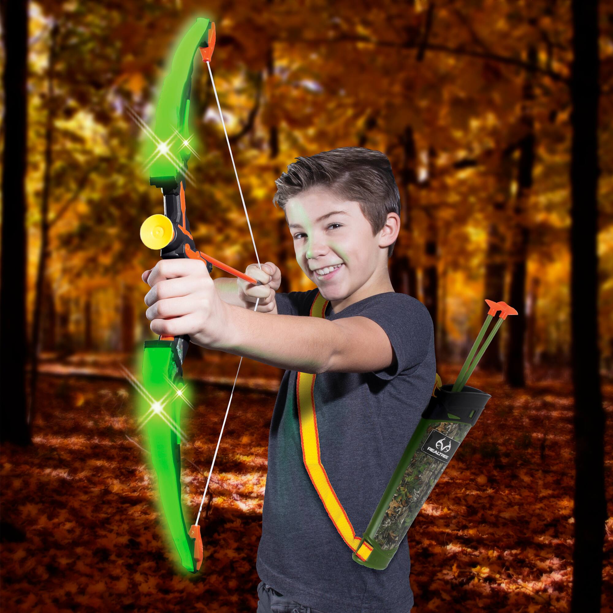 NKOK RealTree&#xAE; Green Light Up Archery Set