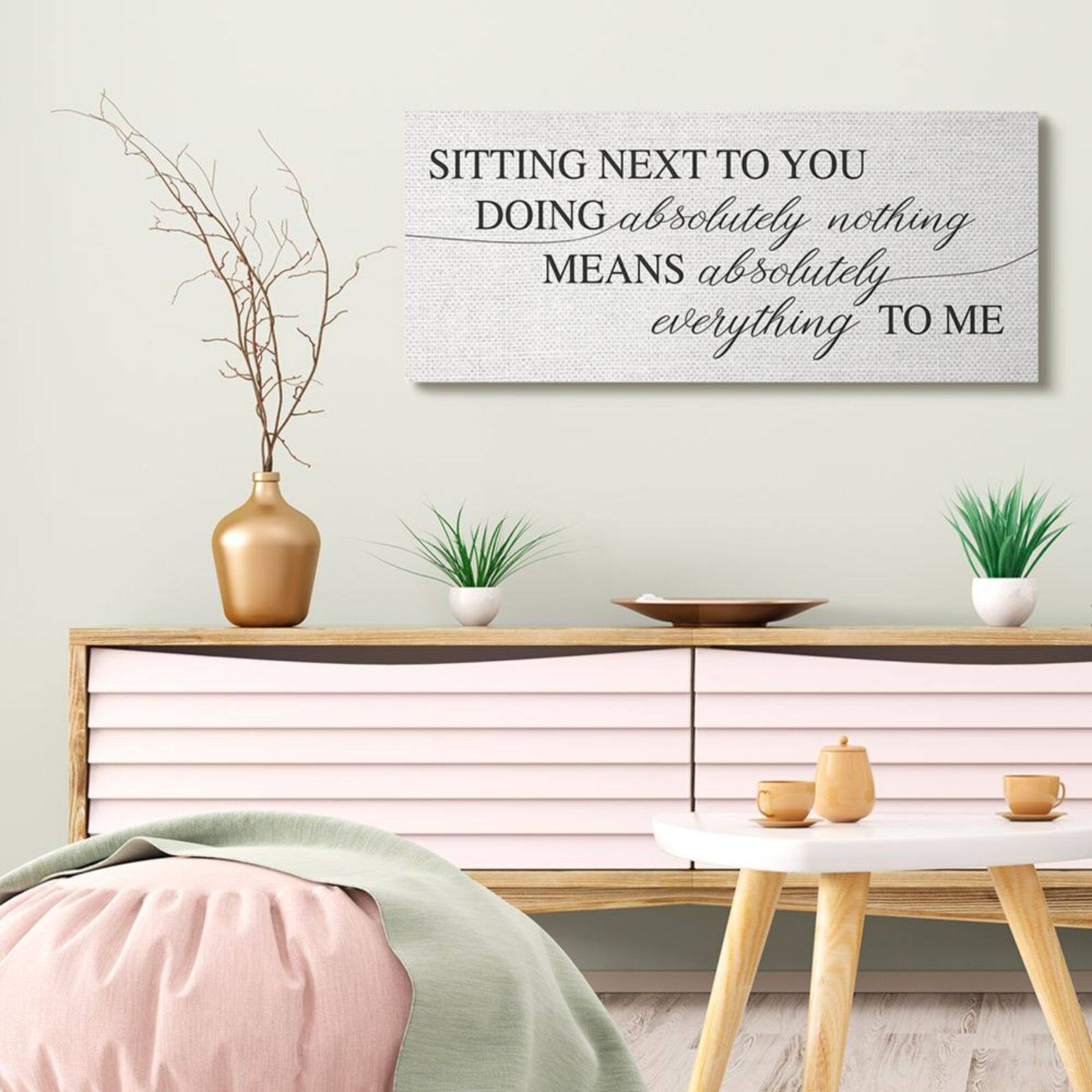 Stupell Industries Nothing Means Everything Phrase Wall Accent
