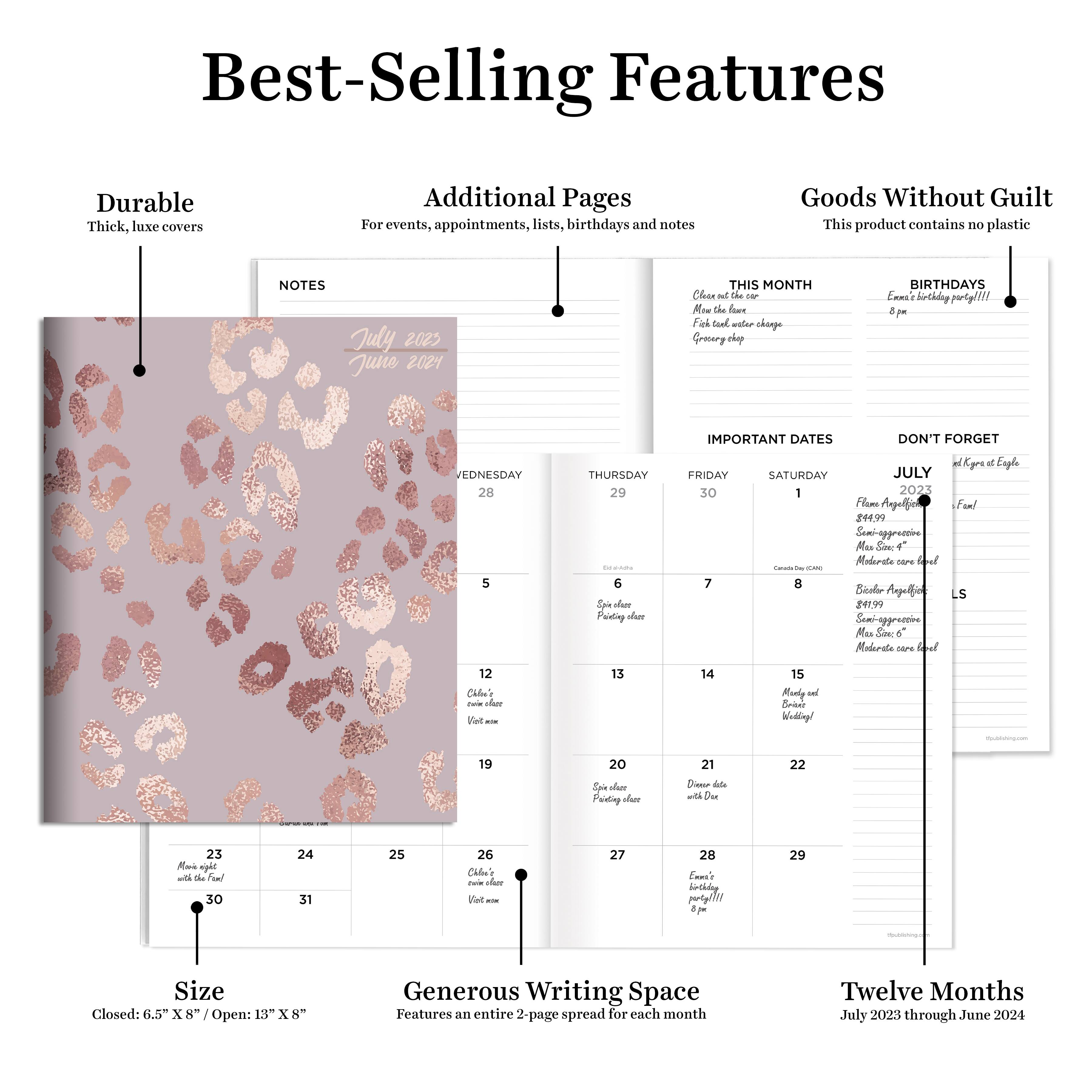 TF Publishing 2023-2024 You're an Animal Medium Monthly Planner