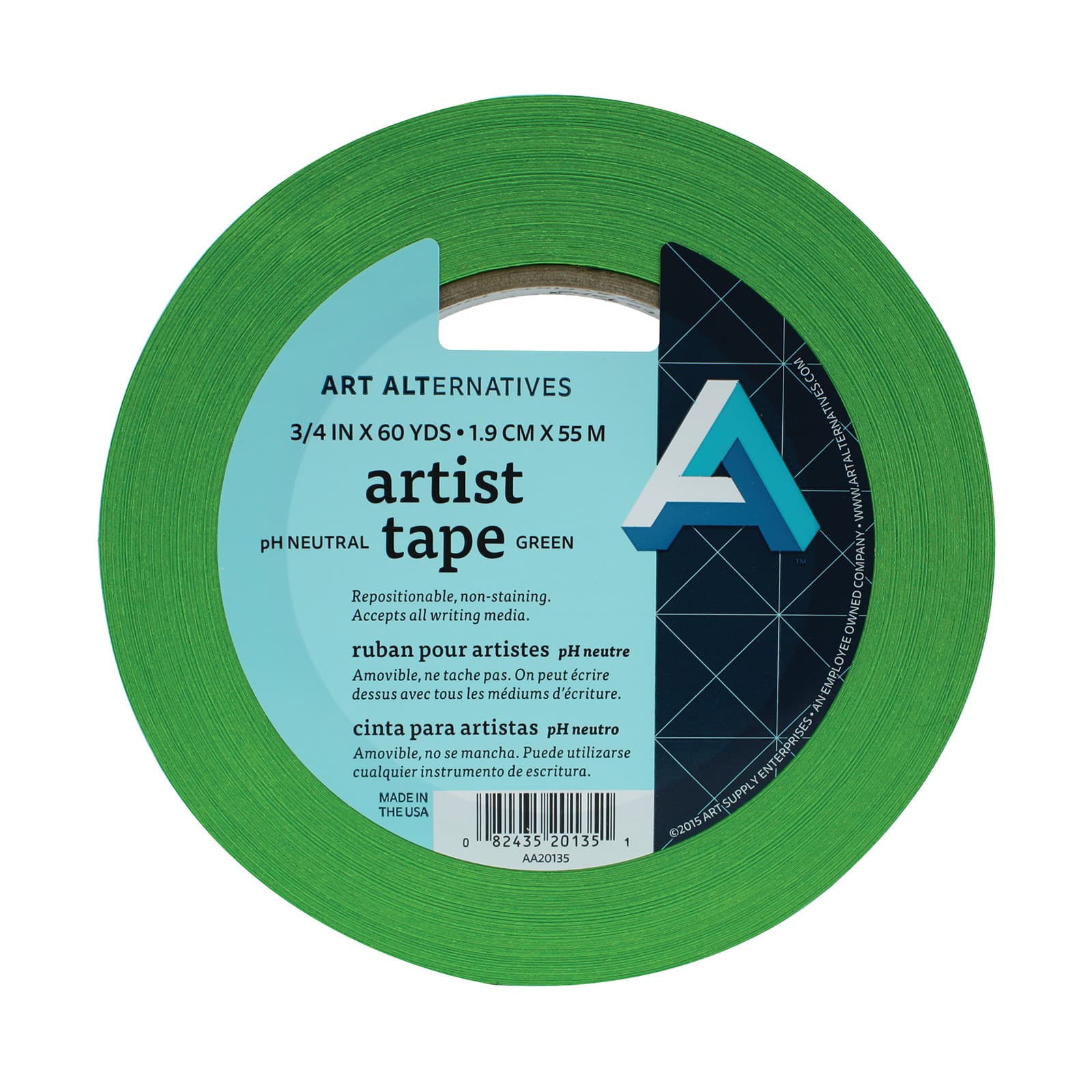 Pro Artists Tape - Green - 1 60 Yds