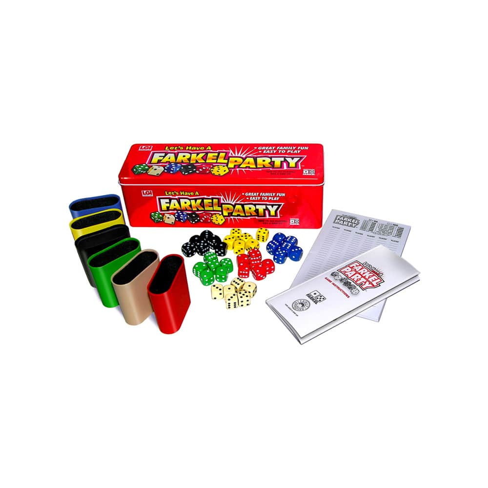 Let&#x27;s Have A Farkel Party&#xAE; Family Dice Game