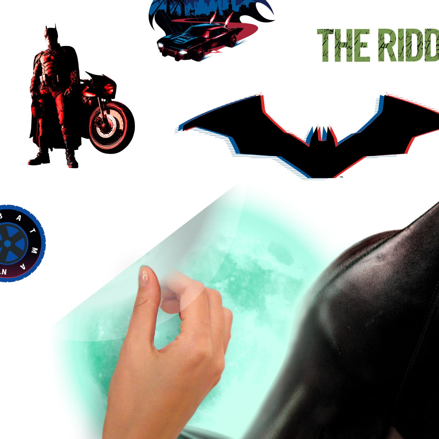 RoomMates Batman Peel &#x26; Stick Xl Giant Wall Decals