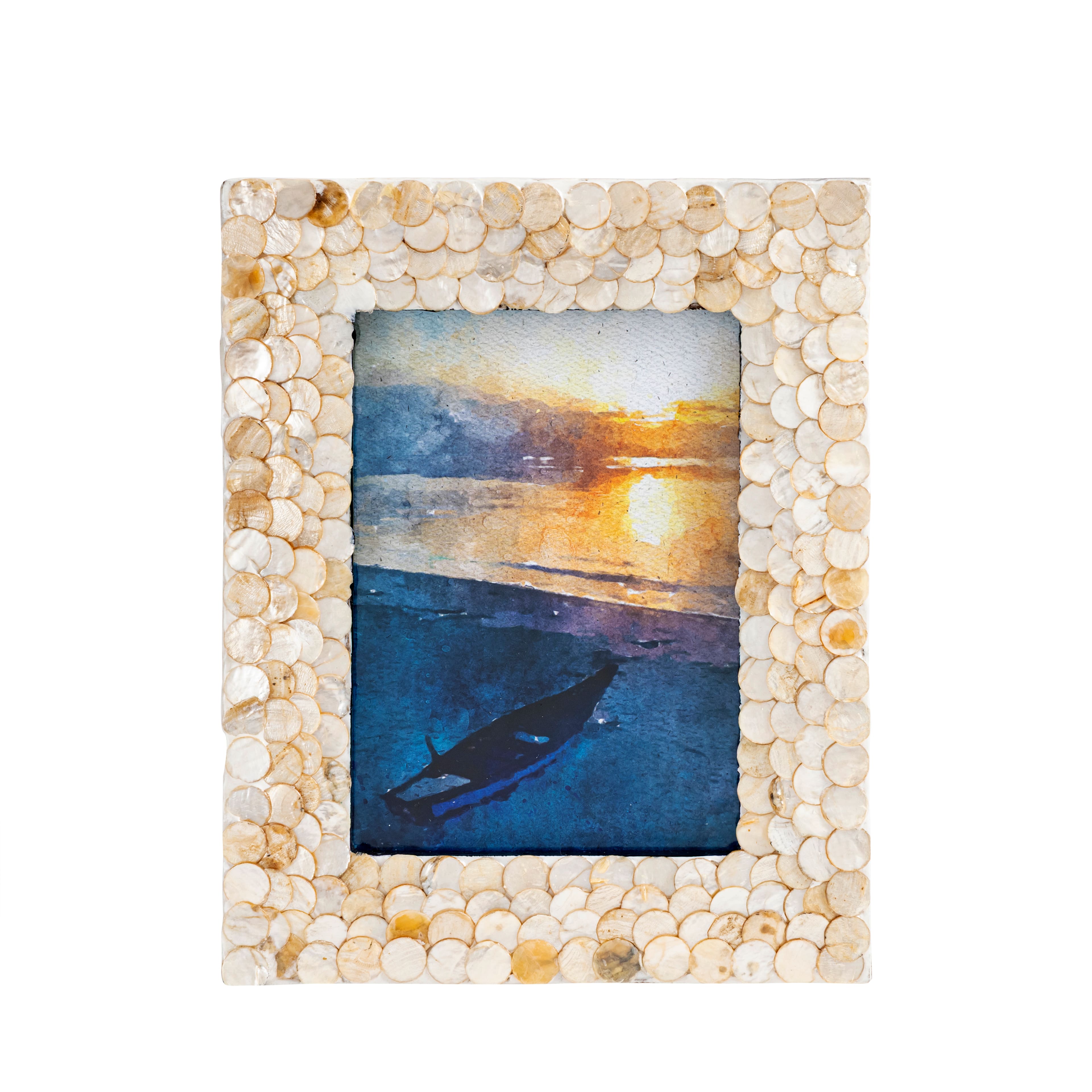 5&#x22; x 7&#x22; Mother of Pearl Tabletop Frame, Atelier by Studio D&#xE9;cor&#xAE;