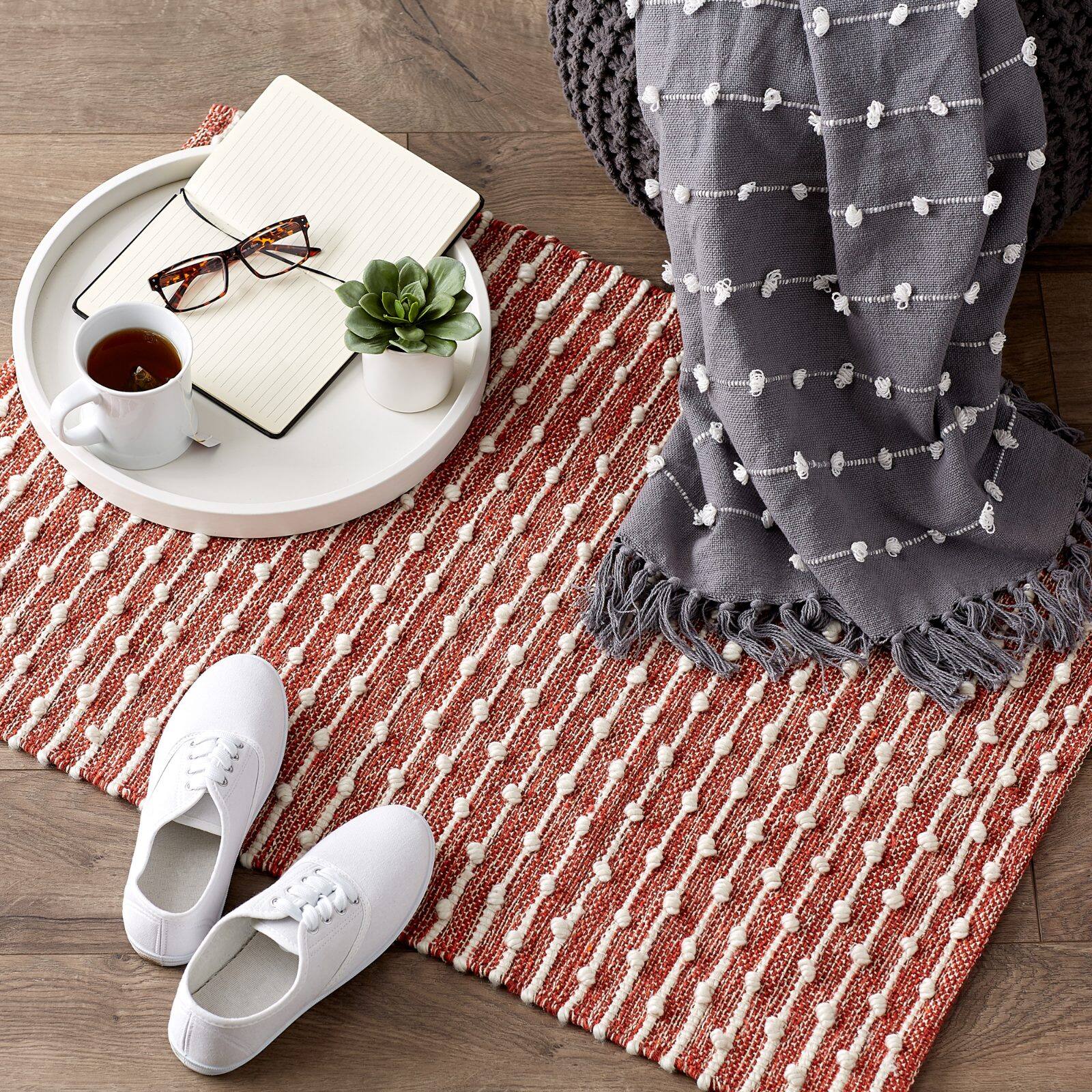 DII® Spice Recycled Cotton Loop Rug, 2ft. x 3ft.