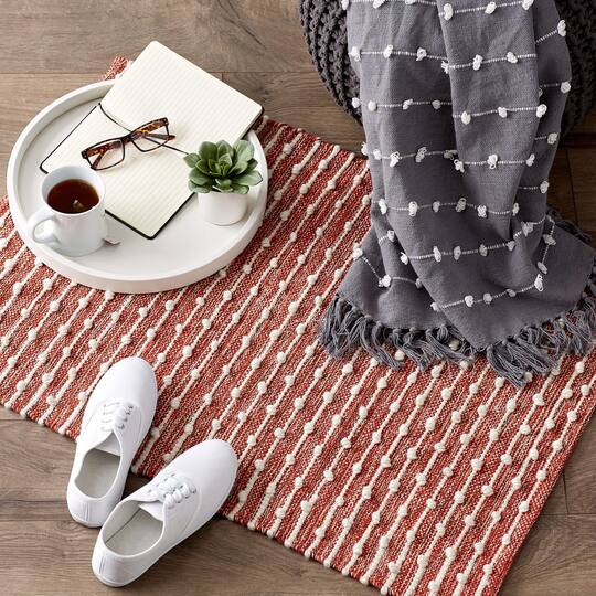 DII® Spice Recycled Cotton Loop Rug, 2ft. x 3ft. | Rugs & Mats | Michaels